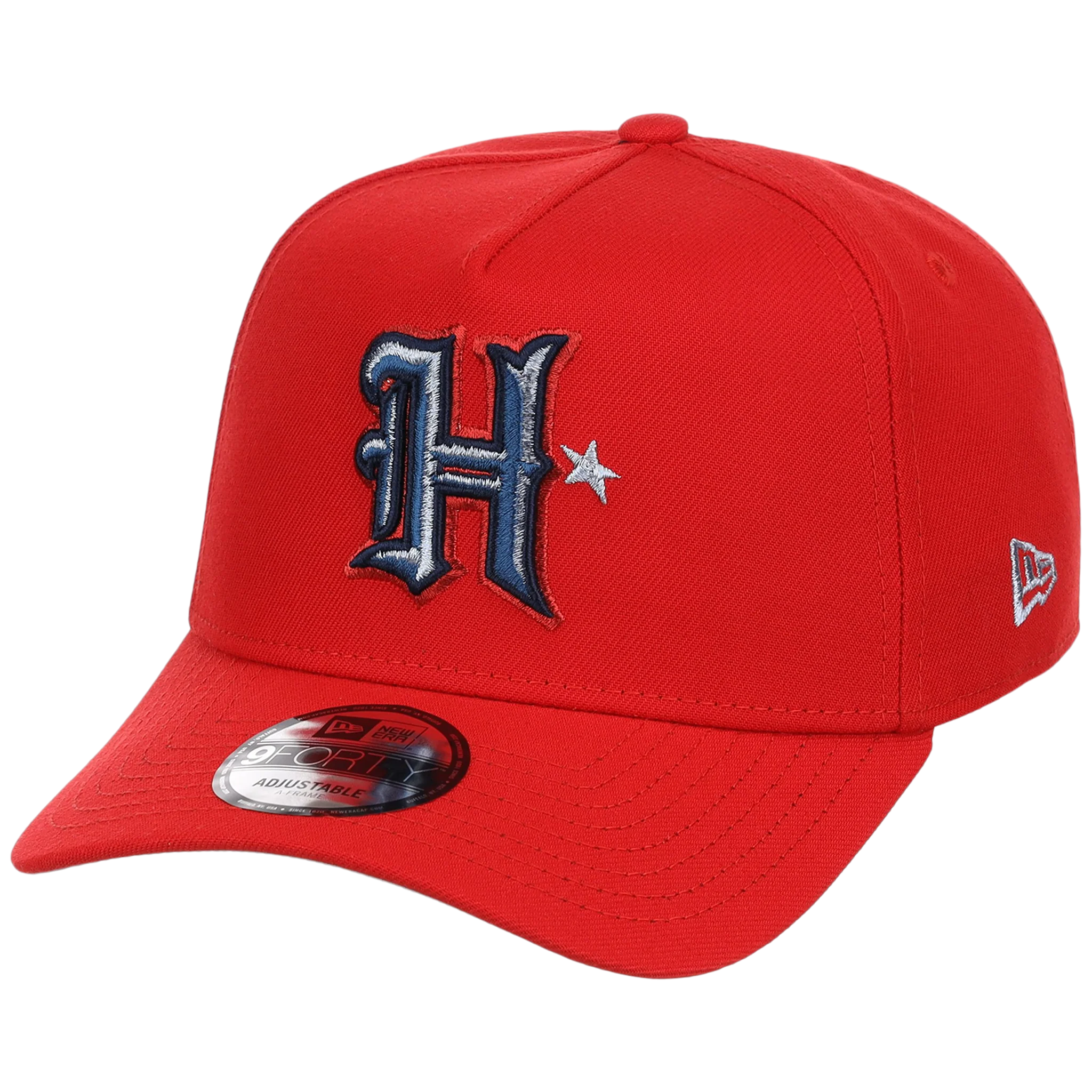 Houston Texans Houston Crown the City 'H Star' New Era 9FORTY (Red/Sky) - Image 4