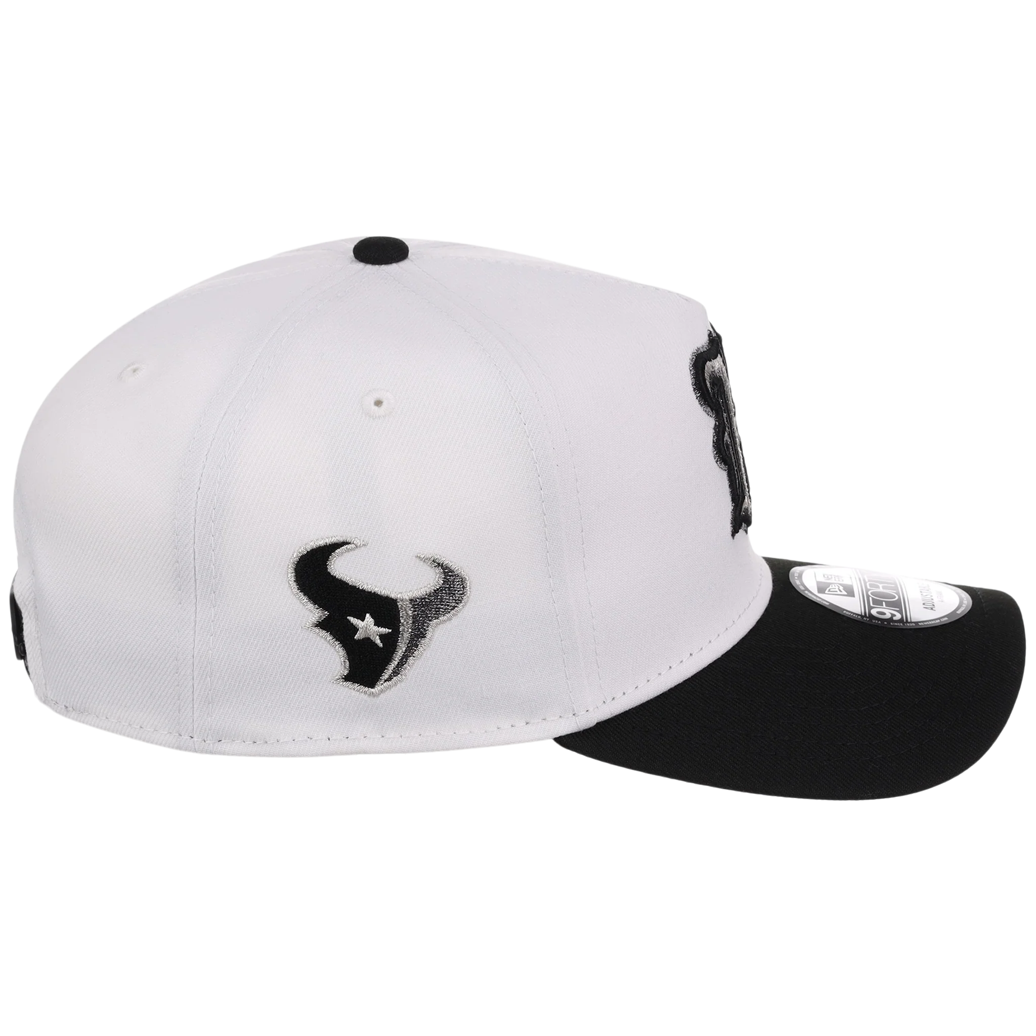 Houston Texans Houston Crown the City 'H Star' New Era 9FORTY (White/Black) - Image 3