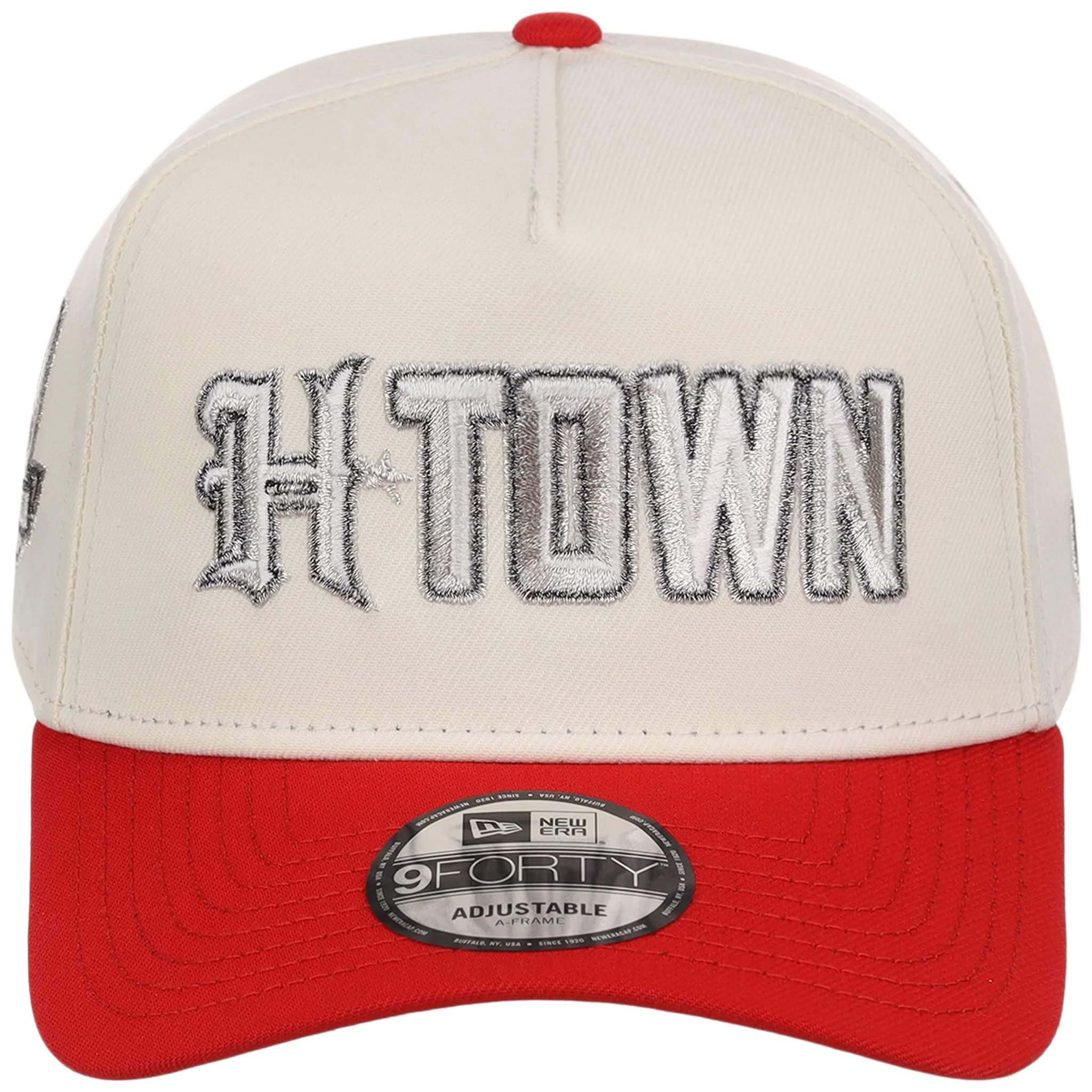 Houston Texans Houston Crown the City 'H-Town' New Era 9FORTY (Chrome/Red) - Image 5