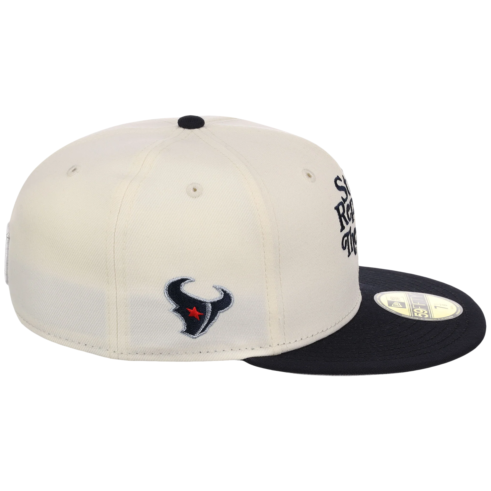 Houston Texans Houston Crown the City 'Still Reppin'' New Era 59FIFTY (Chrome/Navy) - Image 3