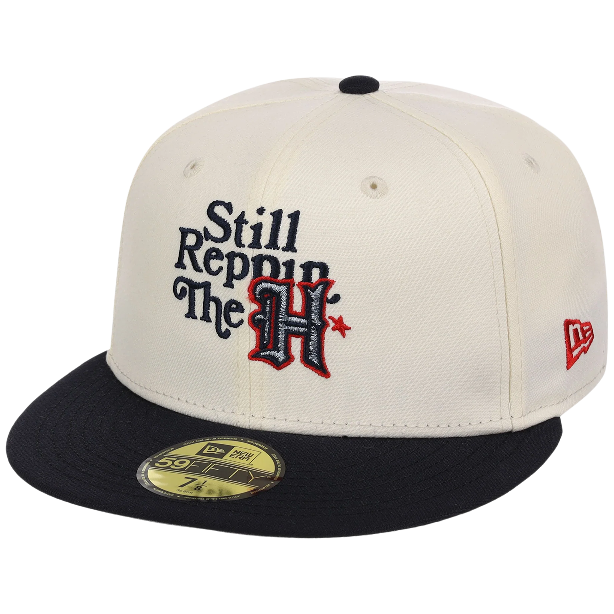 Houston Texans Houston Crown the City 'Still Reppin'' New Era 59FIFTY (Chrome/Navy) - Image 4