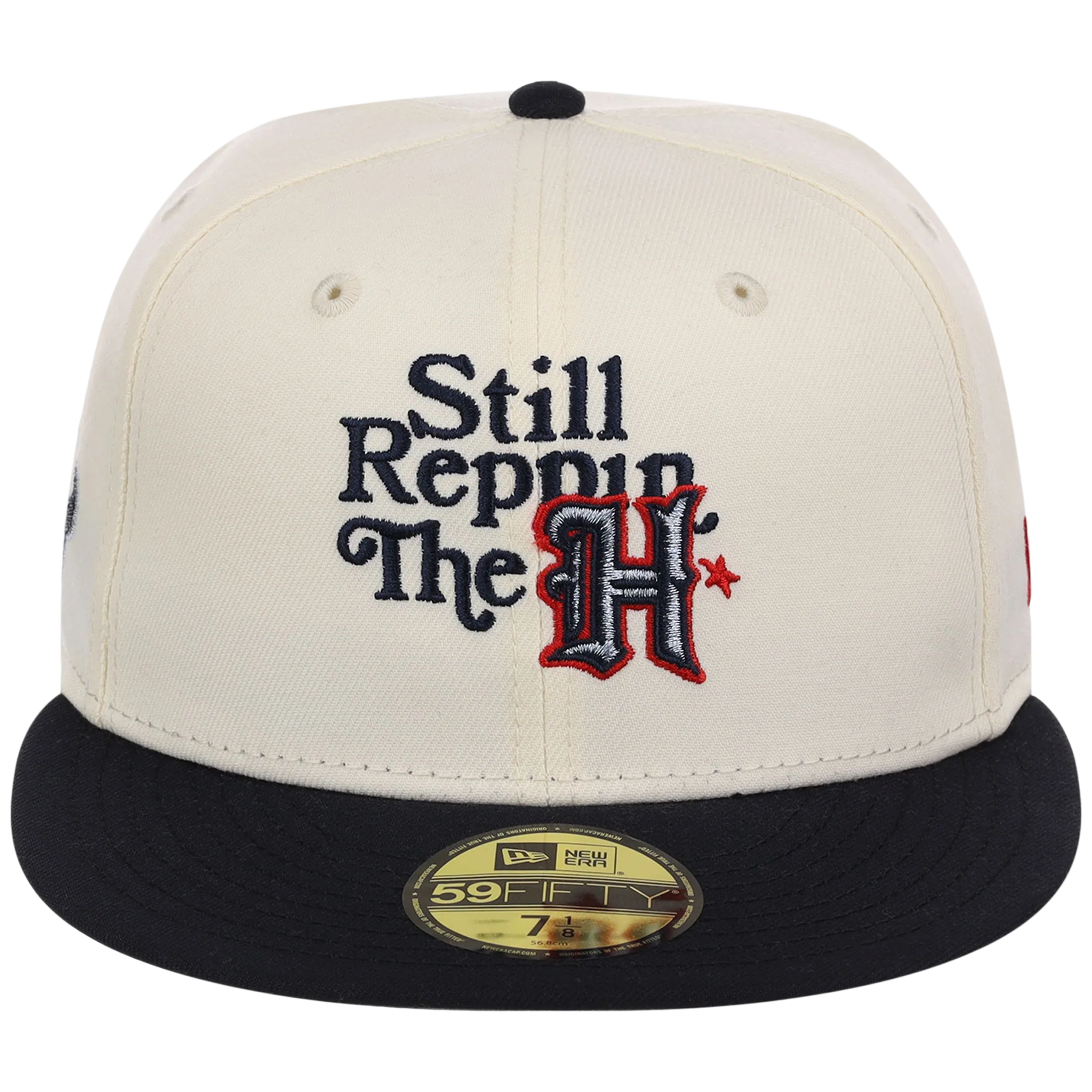 Houston Texans Houston Crown the City 'Still Reppin'' New Era 59FIFTY (Chrome/Navy) - Image 5