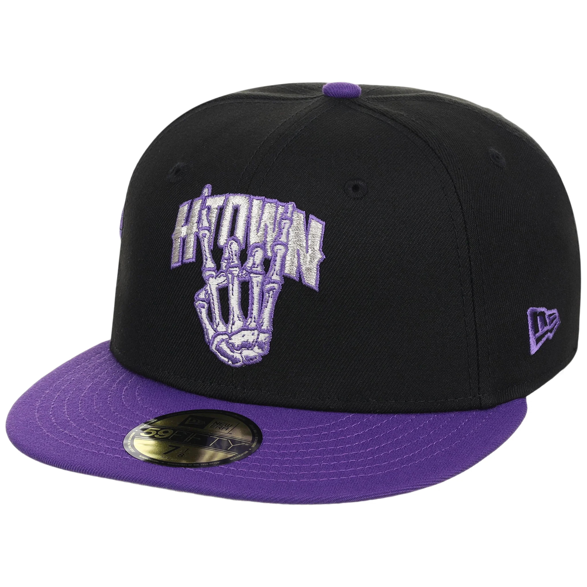Houston Texans Side A: Track One New Era 59FIFTY (Black/Purple) H-Town - Image 4