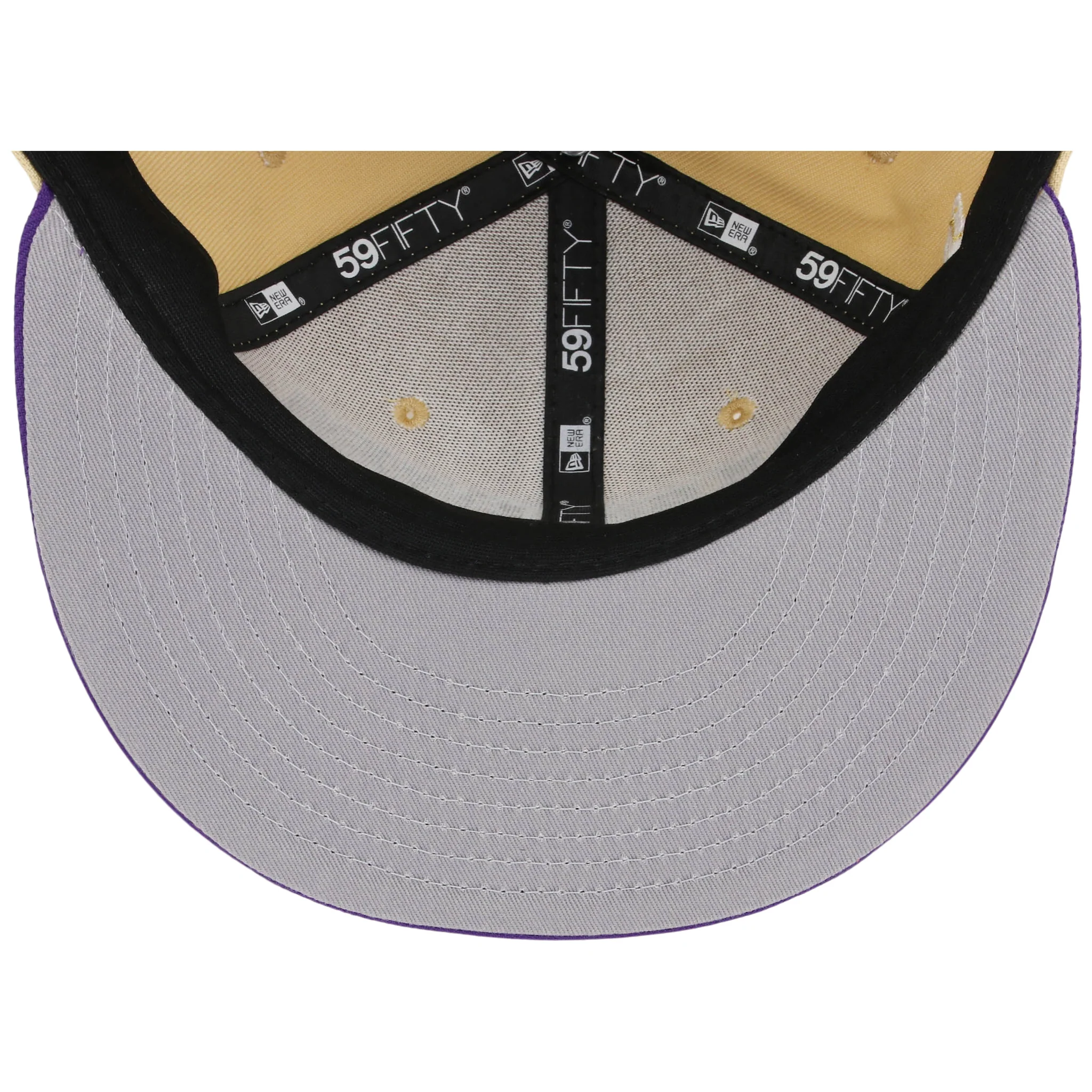 Houston Texans Side A: Track One New Era 59FIFTY (Gold/Purple) - Image 2