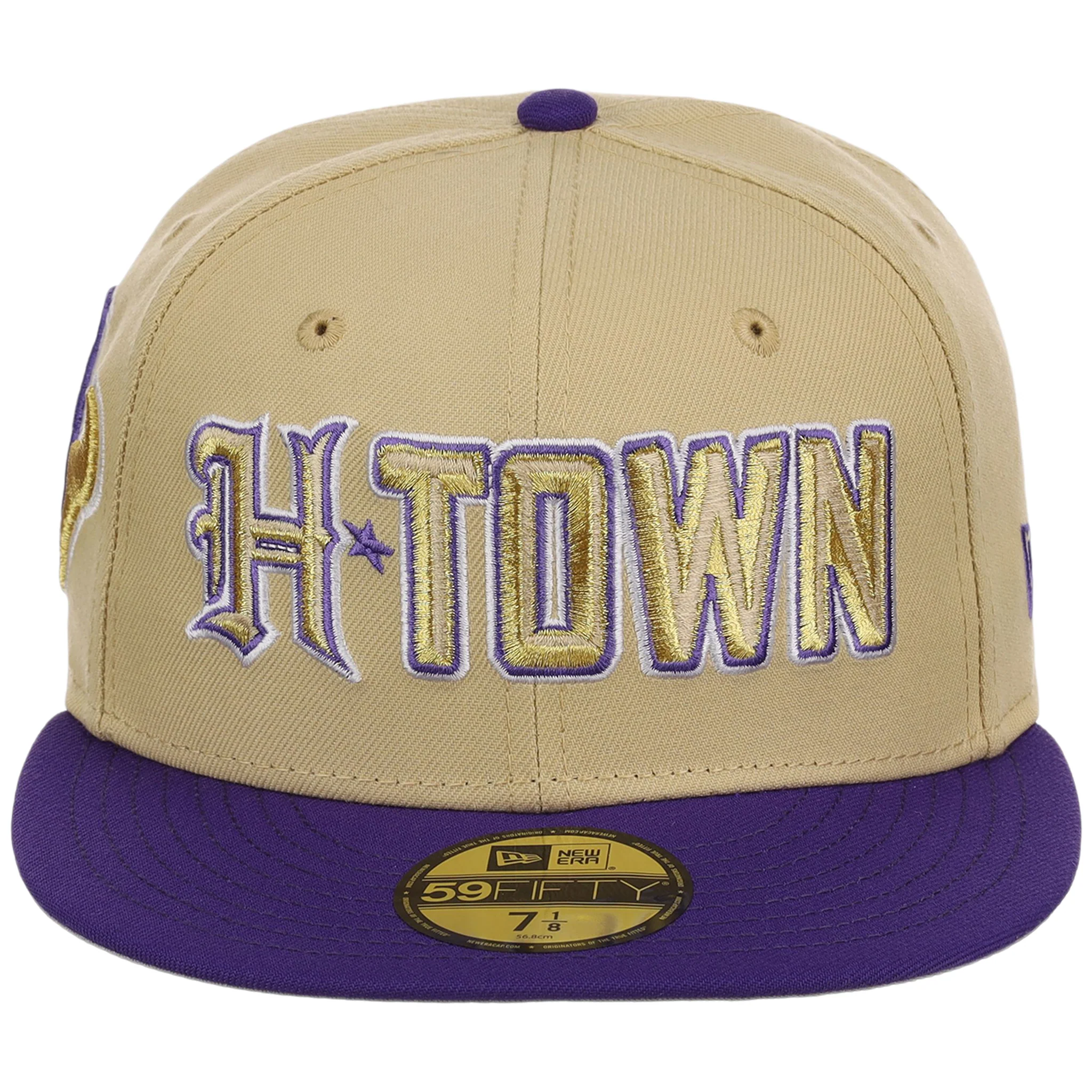 Houston Texans Side A: Track One New Era 59FIFTY (Gold/Purple) - Image 5