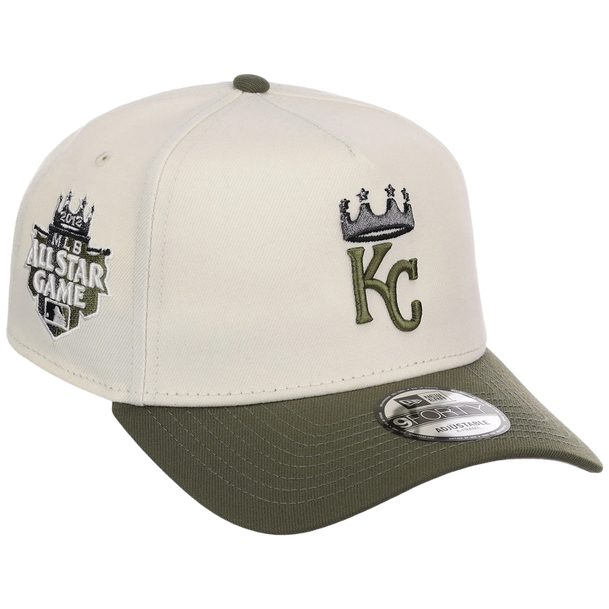 Kansas City Royals MLB Chrome Olive New Era 9FORTY