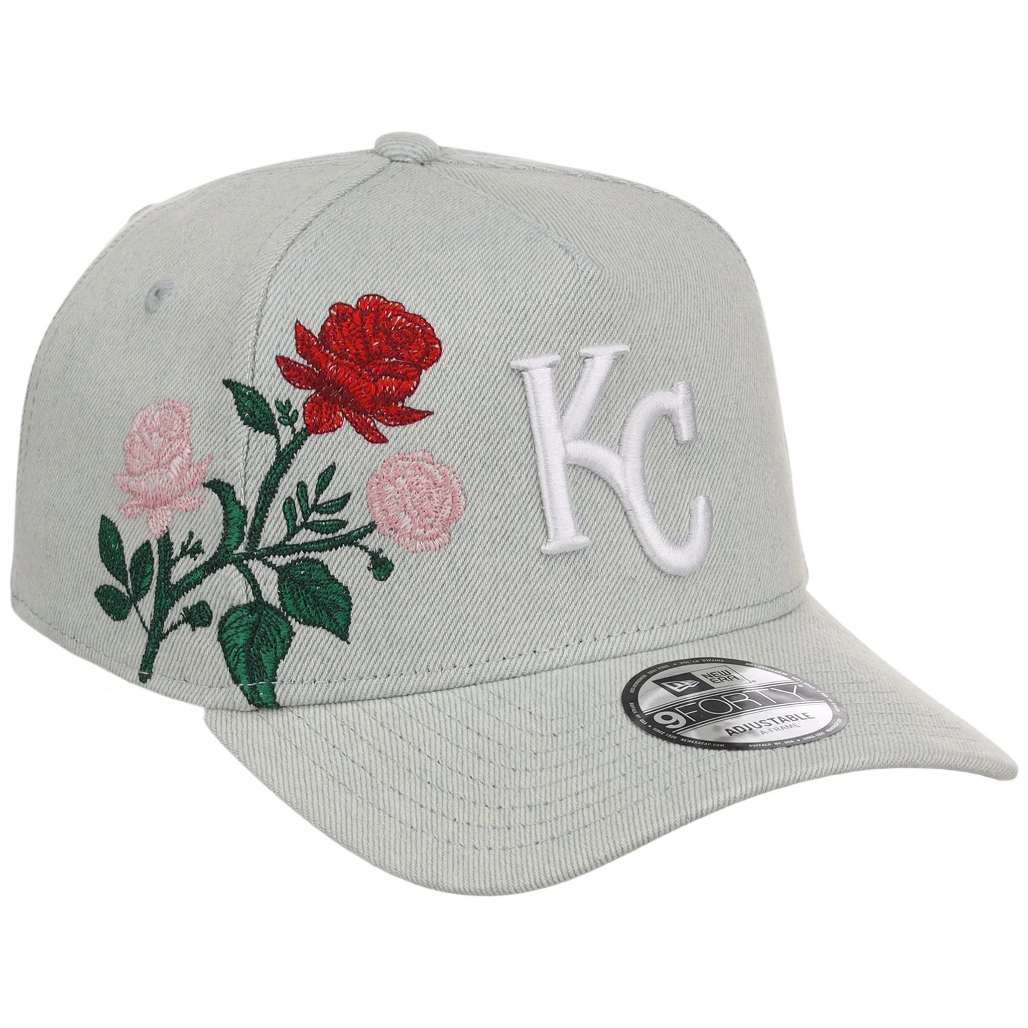 Kansas City Royals MLB Denim Flower New Era 9FORTY