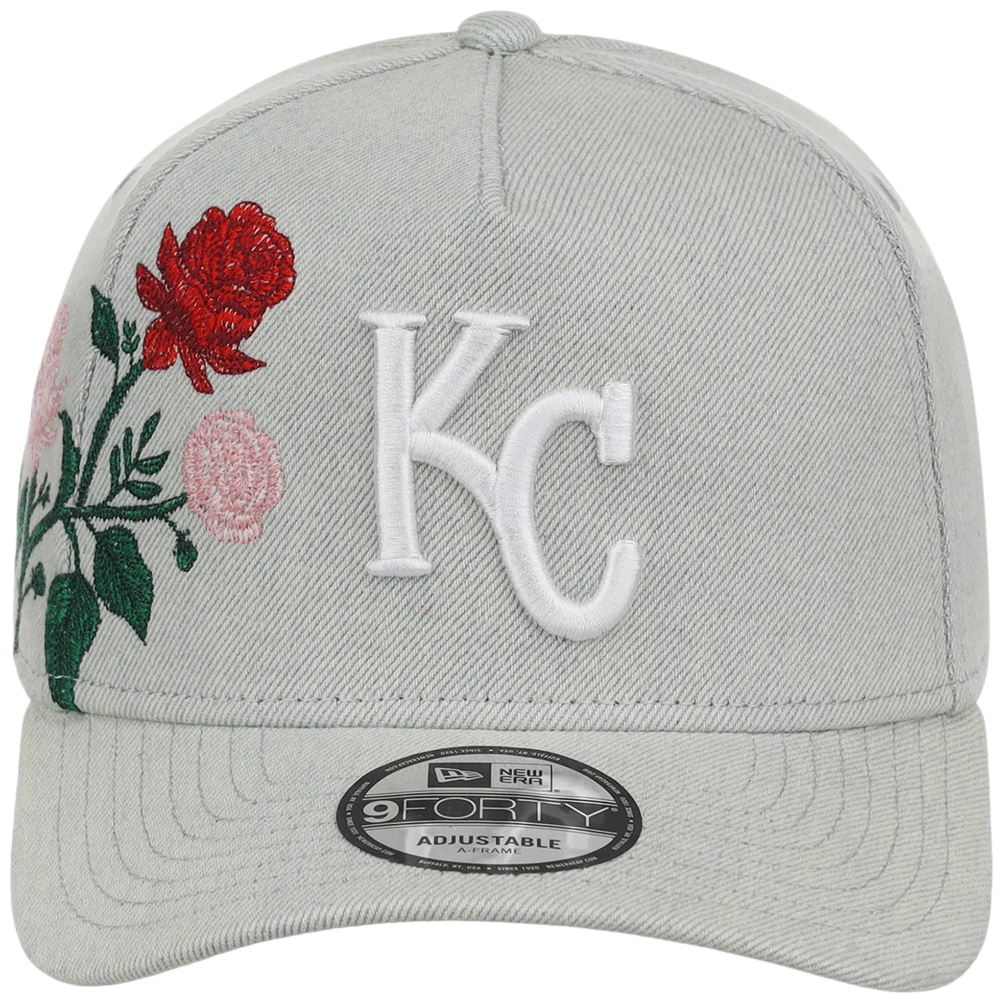 Kansas City Royals MLB Denim Flower New Era 9FORTY - Image 5