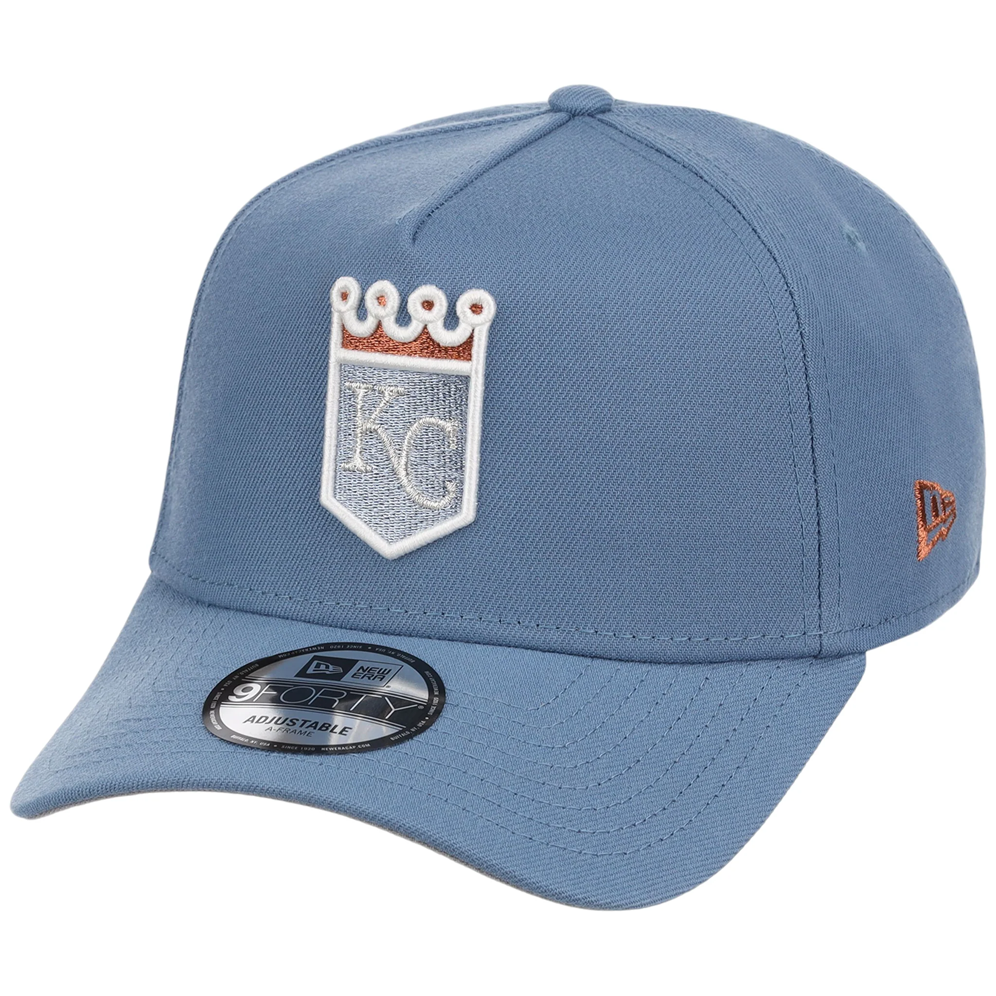 Kansas City Royals MLB Faded Blue New Era 9FORTY - Image 4