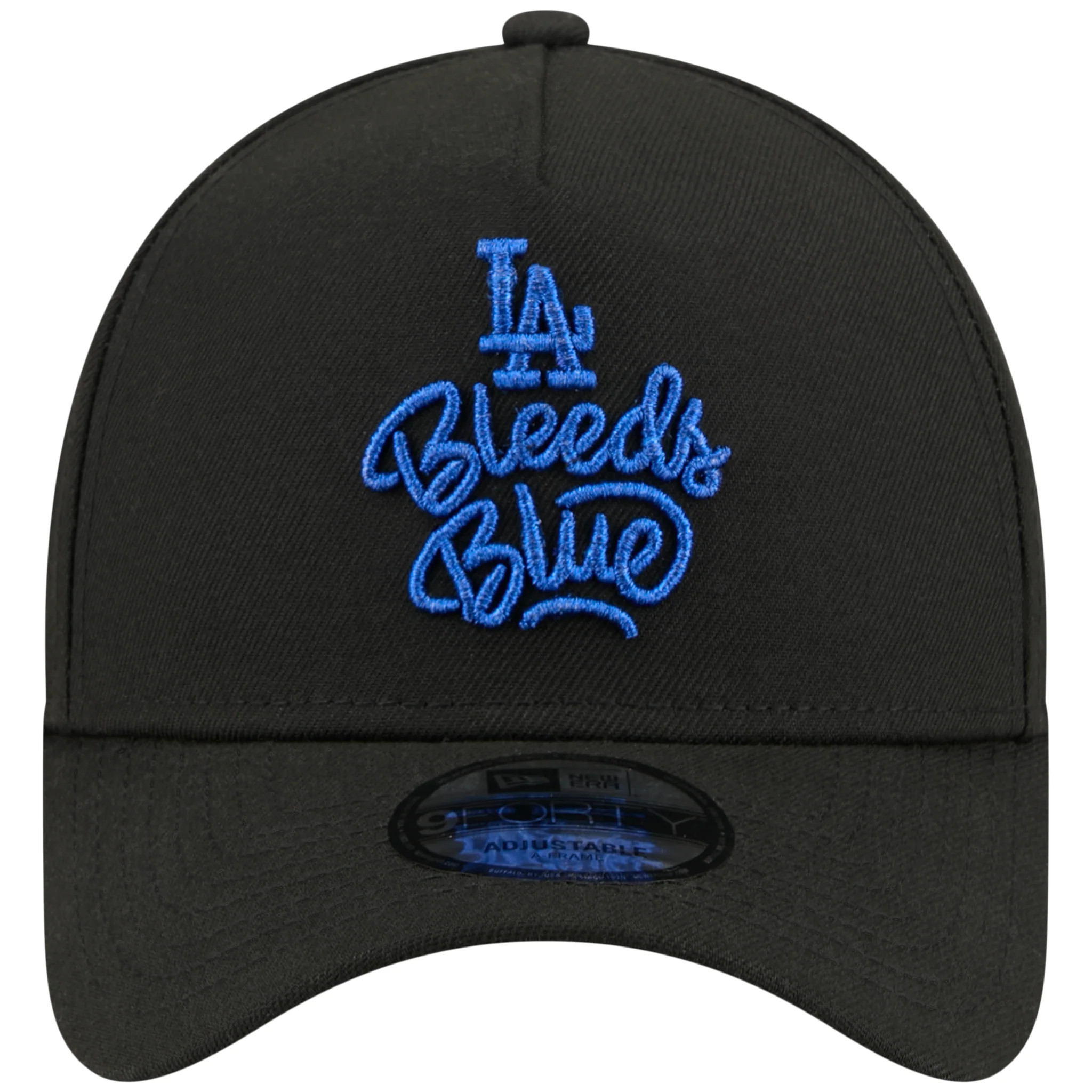 Los Angeles Dodgers Los Angeles Crown the City - Bleed Blue - Black/Black New Era 9FORTY - Image 5
