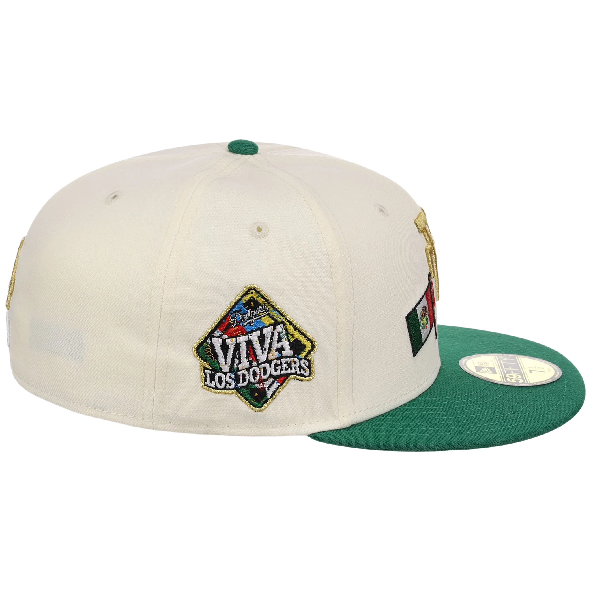 Los Angeles Dodgers Los Angeles Crown the City - FLIPMODE (Chrome/Kelly Green) New Era 59FIFTY - Image 3