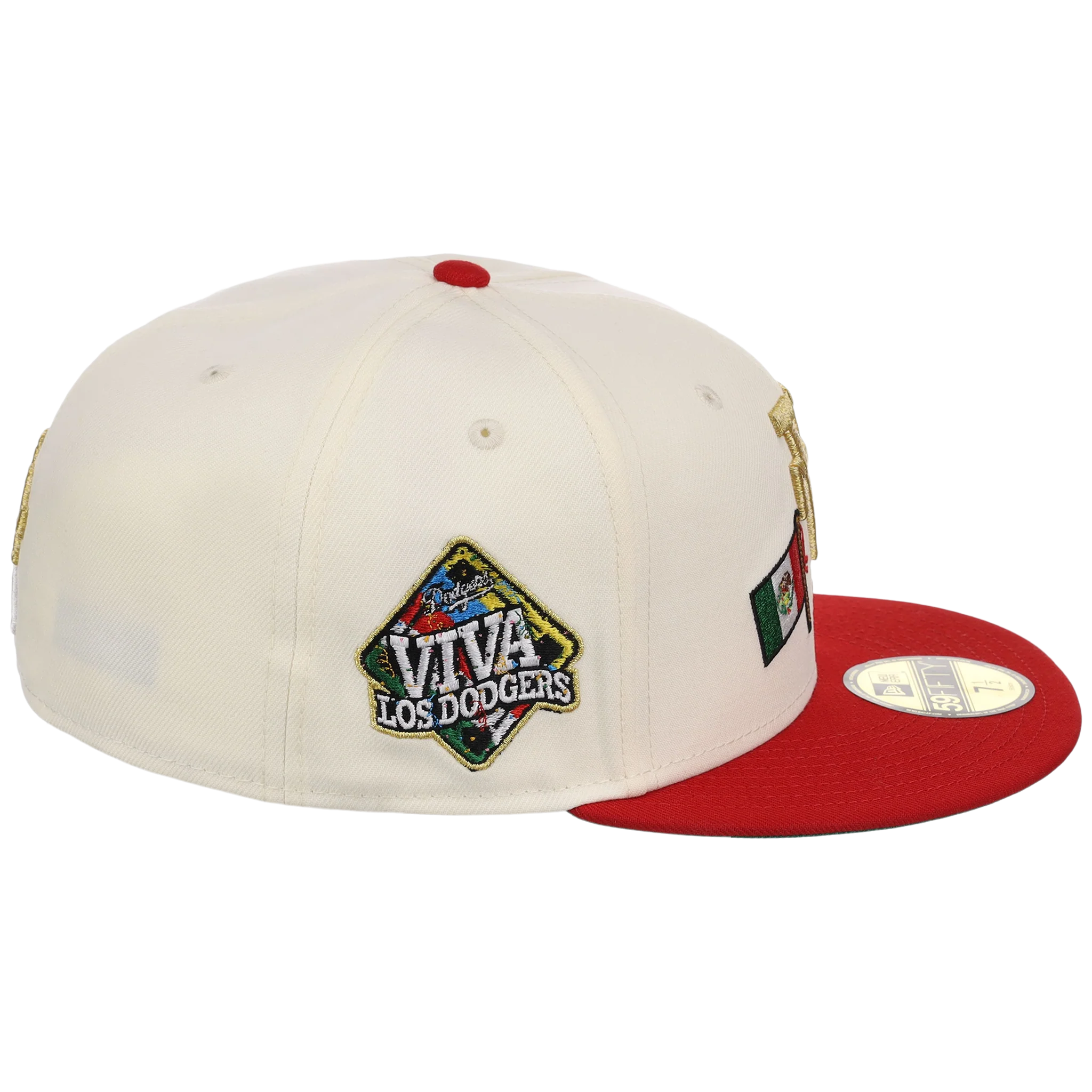 Los Angeles Dodgers Los Angeles Crown the City - FLIPMODE (Chrome/Red) New Era 59FIFTY - Image 3