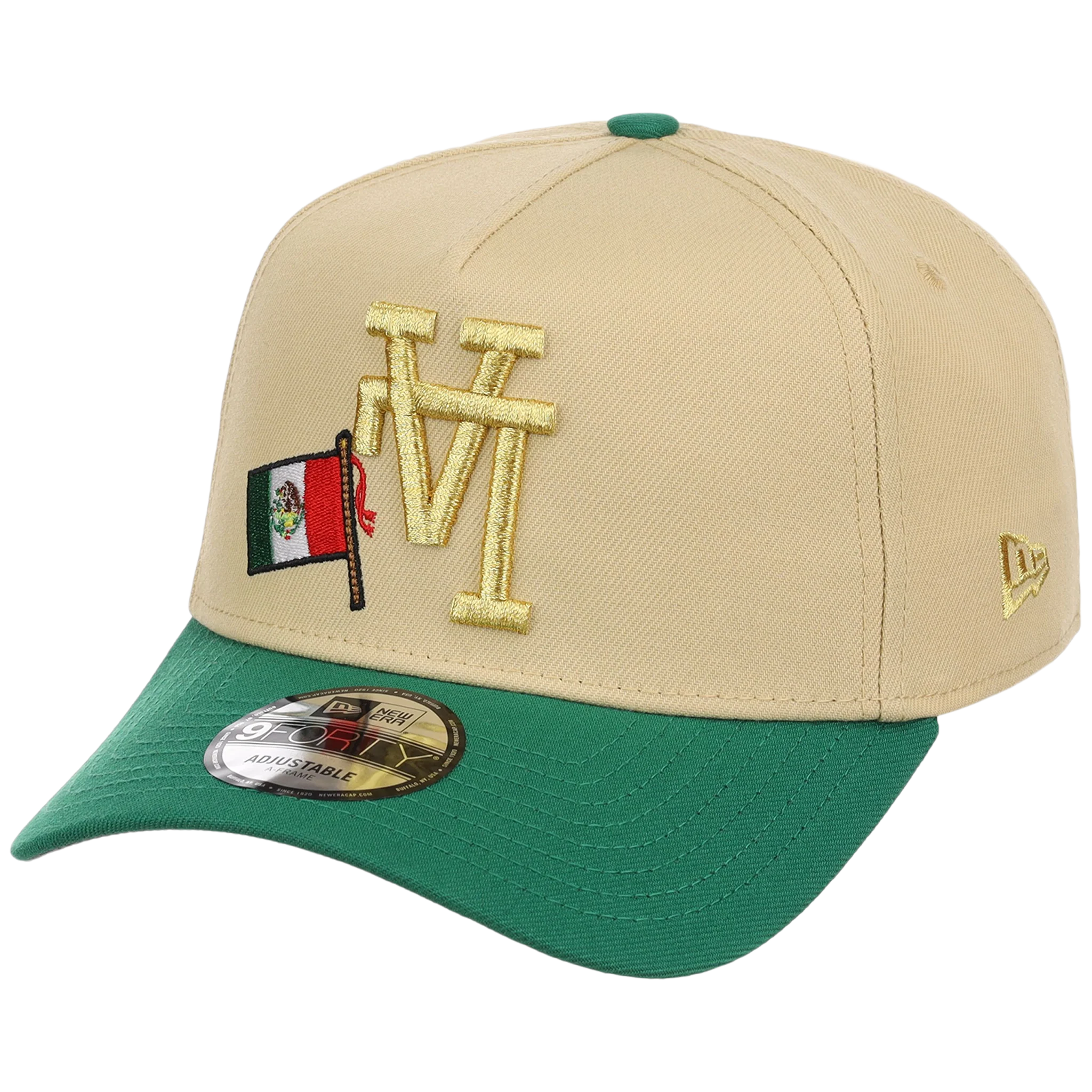 Los Angeles Dodgers Los Angeles Crown the City - FLIPMODE (Gold/Kelly Green) New Era 9FORTY - Image 4