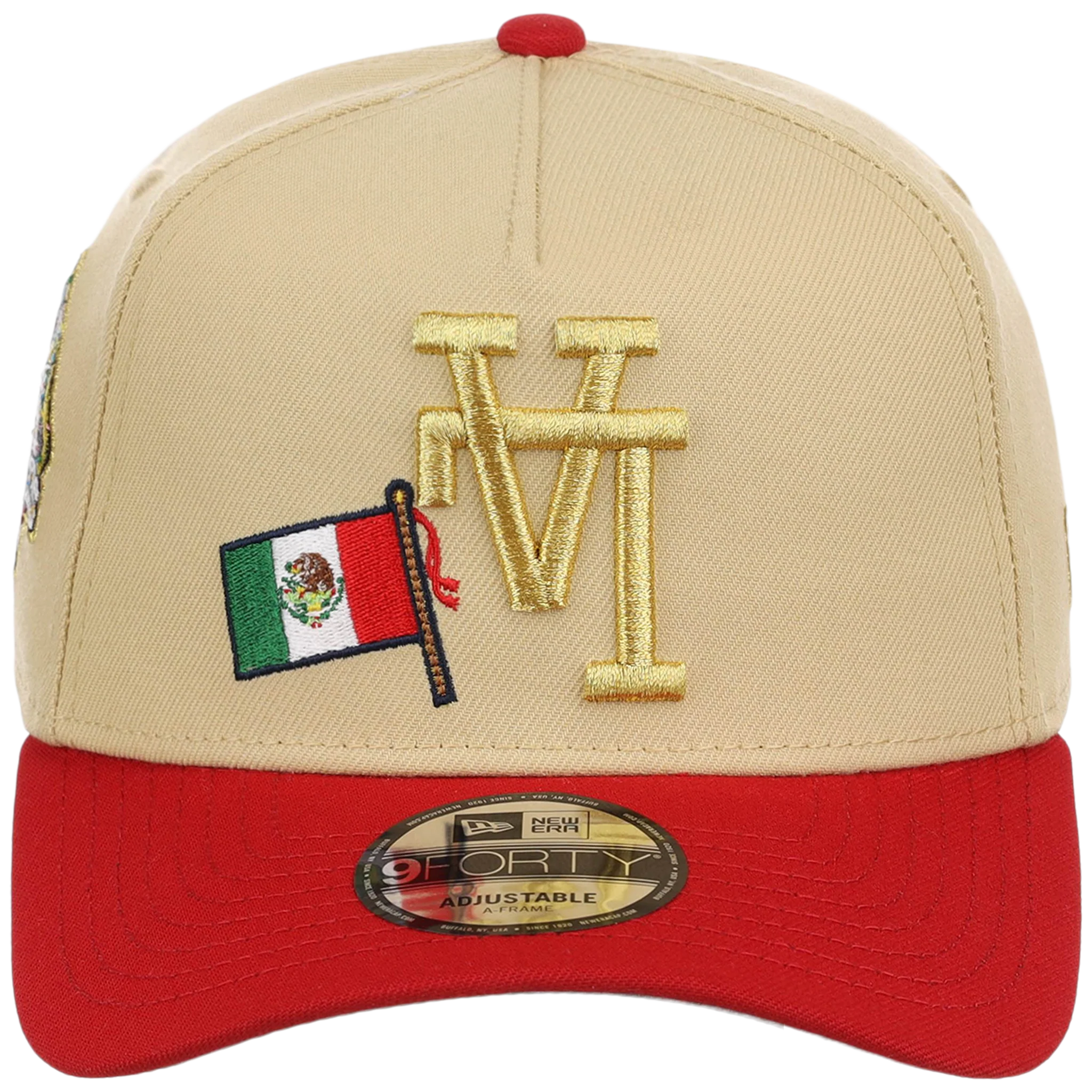 Los Angeles Dodgers Los Angeles Crown the City - FLIPMODE (Gold/Red) New Era 9FORTY - Image 5