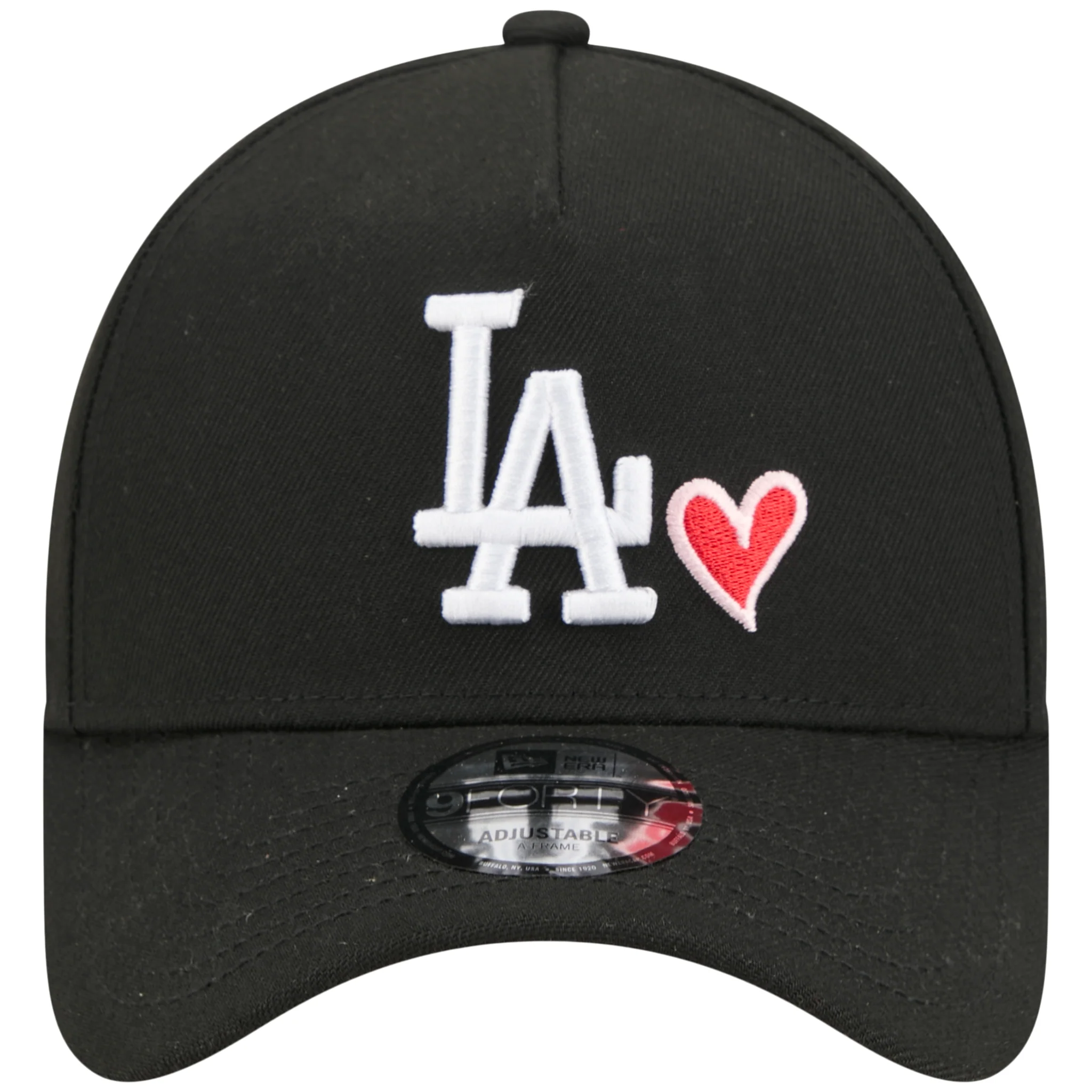 Los Angeles Dodgers Los Angeles Crown the City - LA Love - Black/Black New Era 9FORTY - Image 5