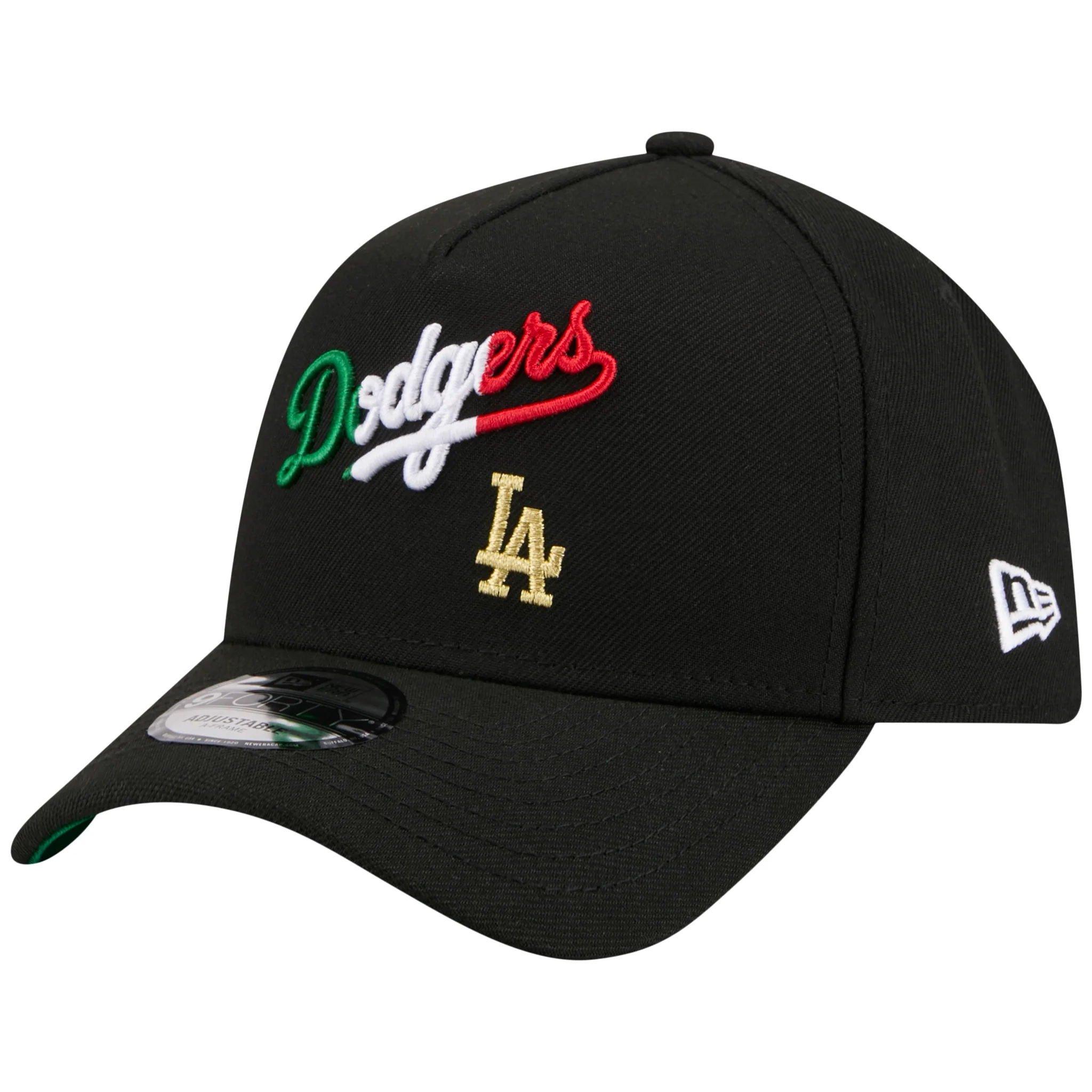 Los Angeles Dodgers Los Angeles Crown the City - MEX Script - Black/Black New Era 9FORTY - Image 4
