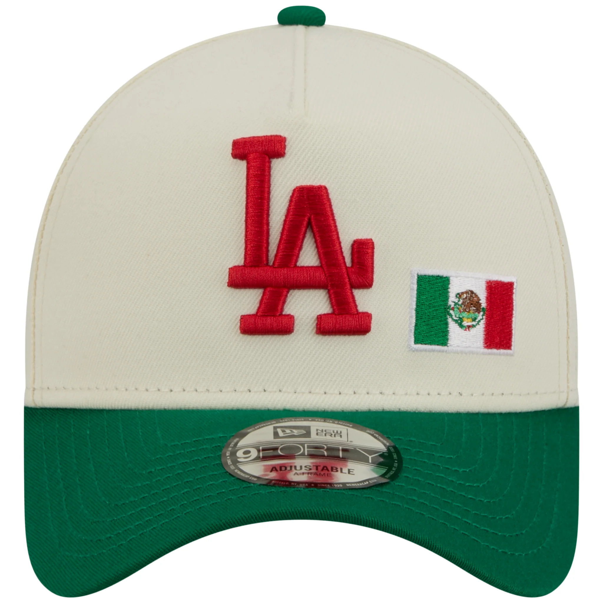 Los Angeles Dodgers Los Angeles Crown the City - MX Flag - Chrome/Green New Era 9FORTY - Image 5