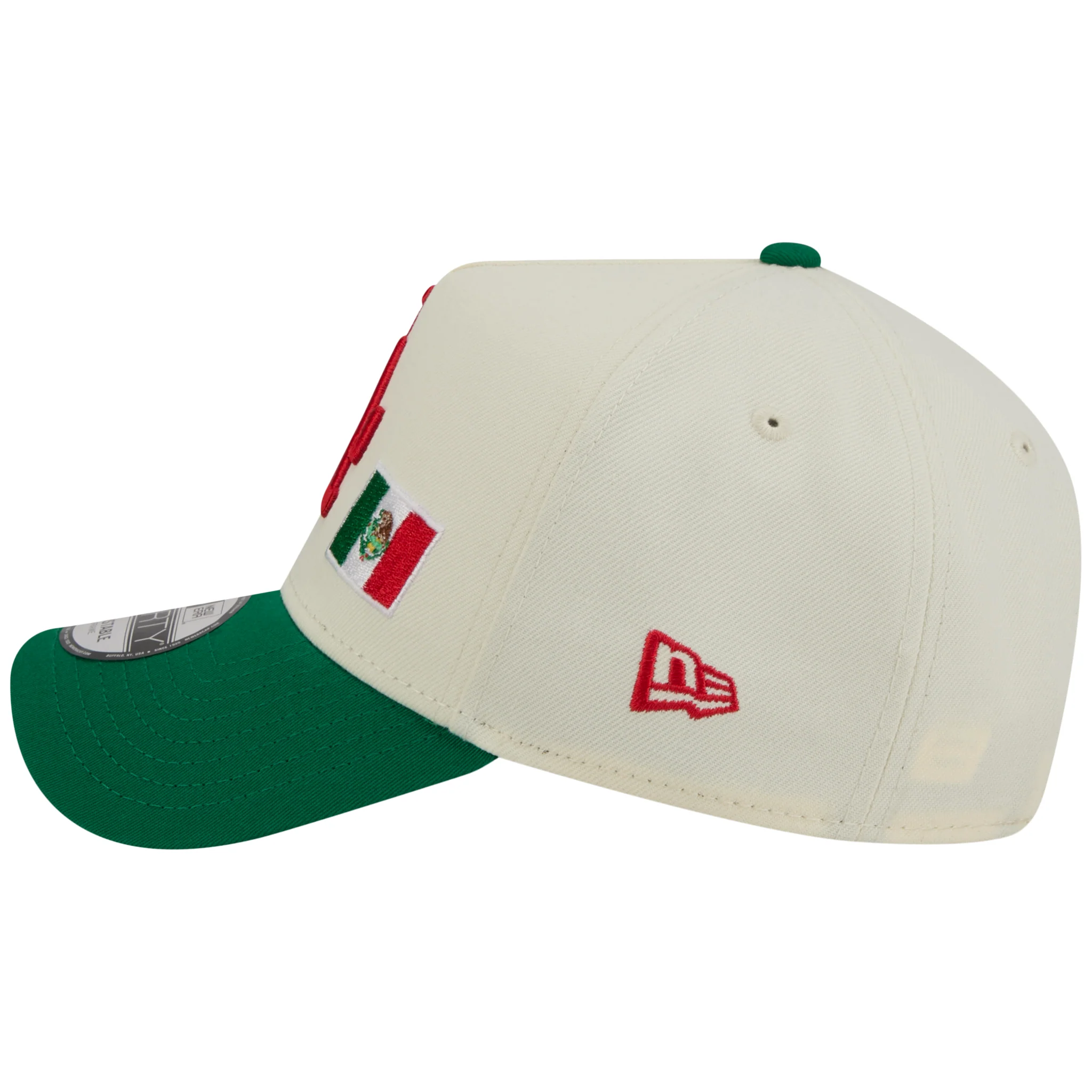 Los Angeles Dodgers Los Angeles Crown the City - MX Flag - Chrome/Green New Era 9FORTY - Image 6