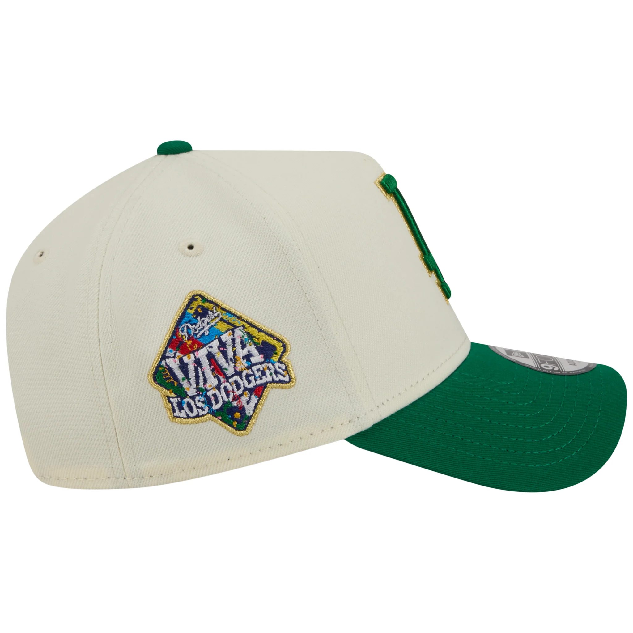 Los Angeles Dodgers Los Angeles Crown the City - MX Flag Fill - Chrome/Green New Era 9FORTY - Image 3