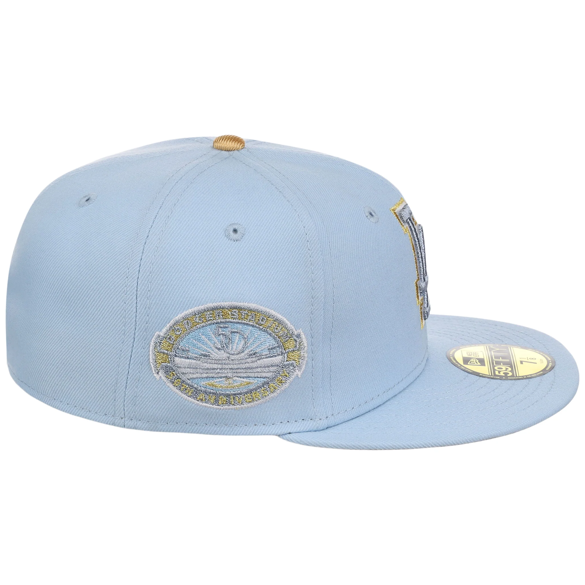 Los Angeles Dodgers - Los Angeles Crown the City New Era 59FIFTY Sky Blue - Image 3