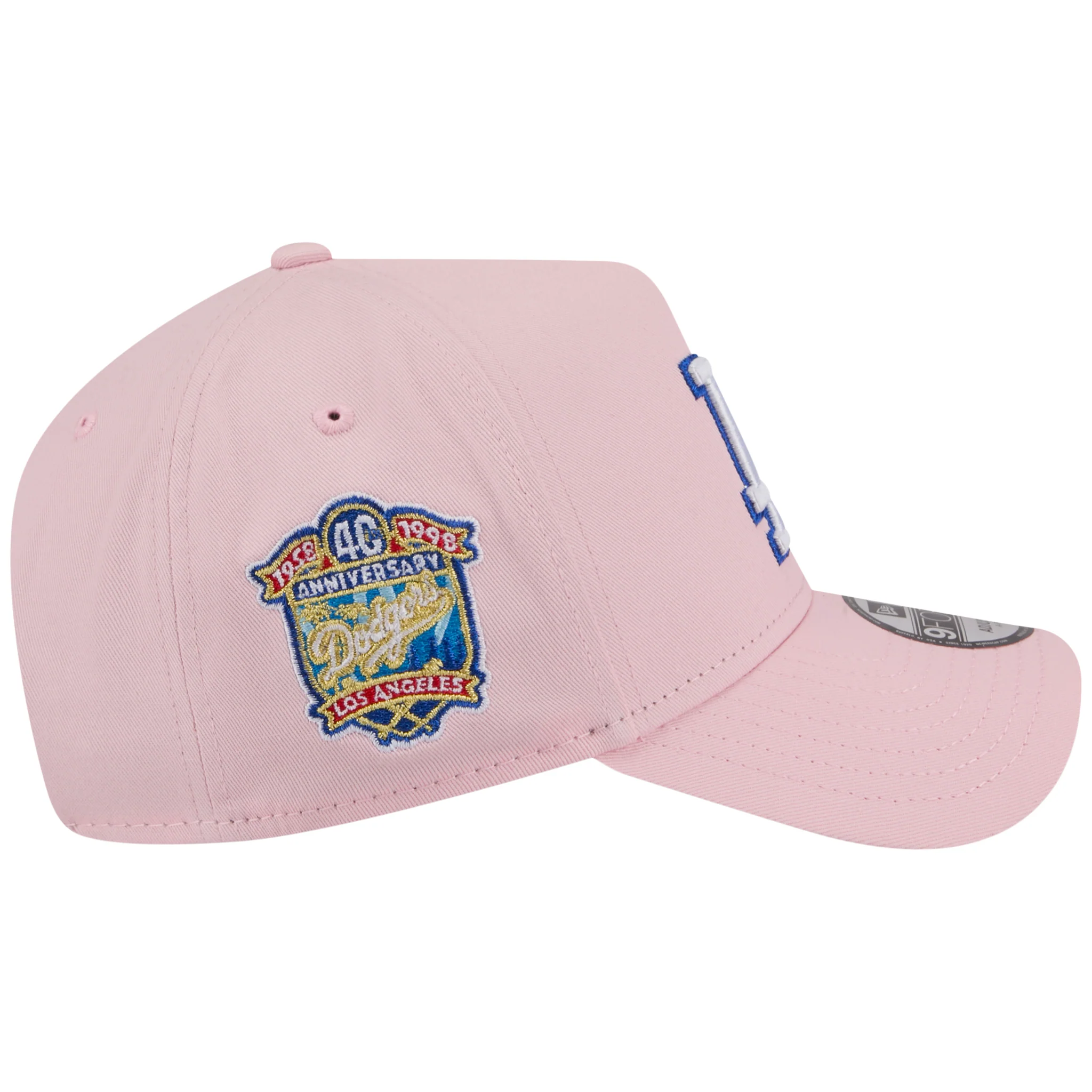Los Angeles Dodgers Los Angeles Crown the City - Palm - Pink/Pink New Era 9FORTY - Image 3