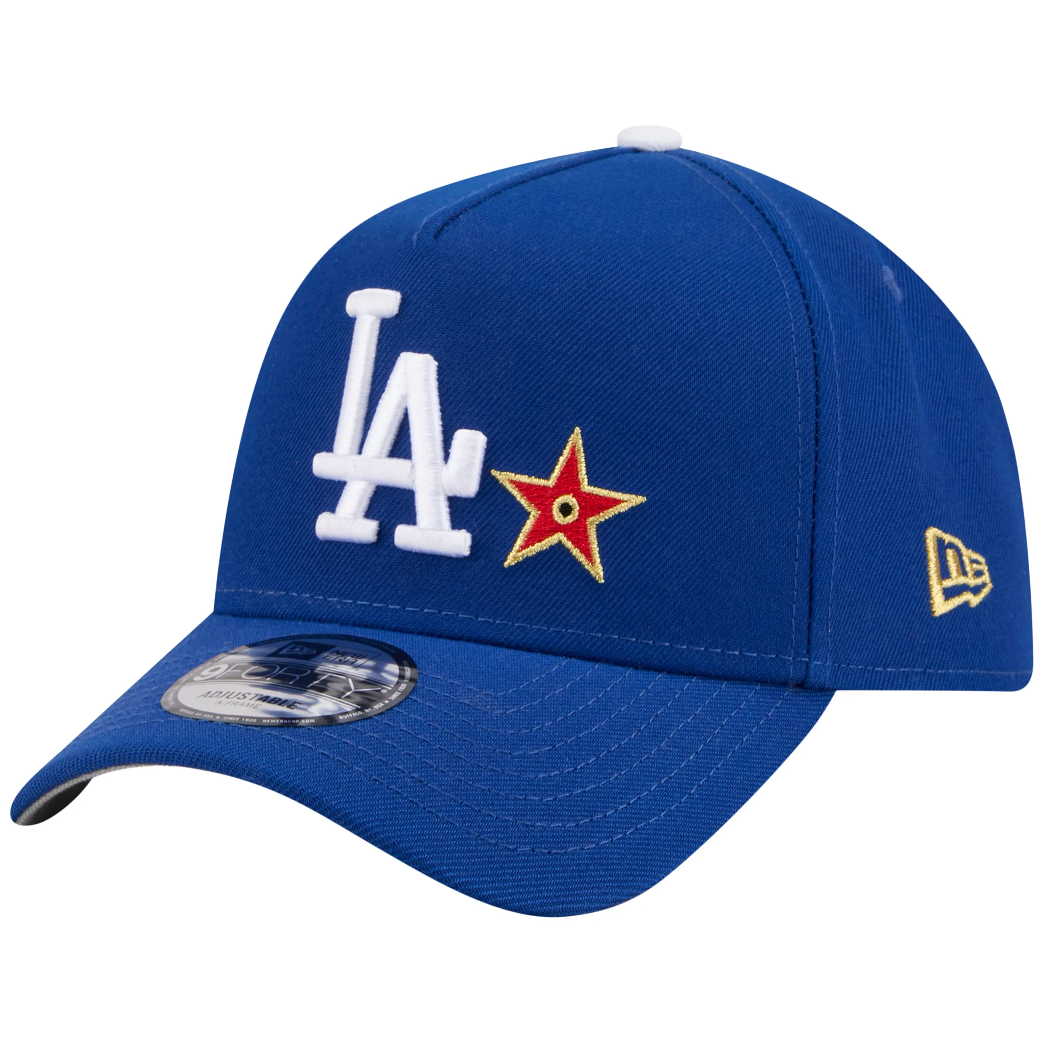 Los Angeles Dodgers Los Angeles Crown the City - Star - Royal/Royal New Era 9FORTY - Image 4