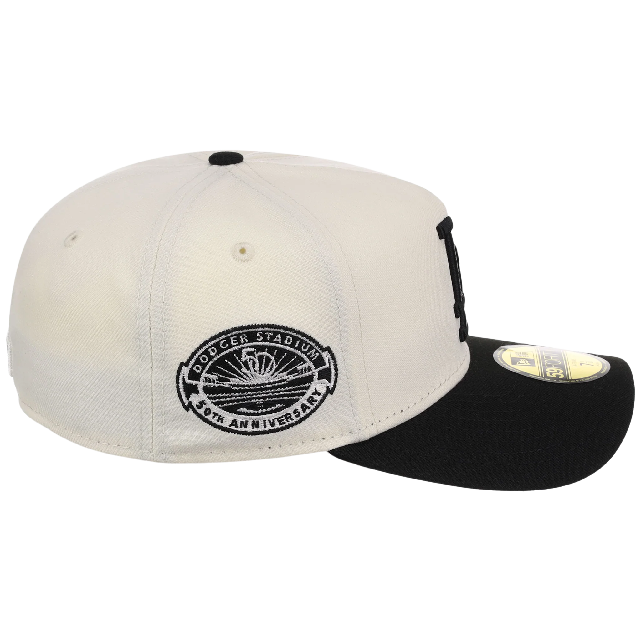 Los Angeles Dodgers MLB Chrome Noir New Era 59FORTY - Image 3
