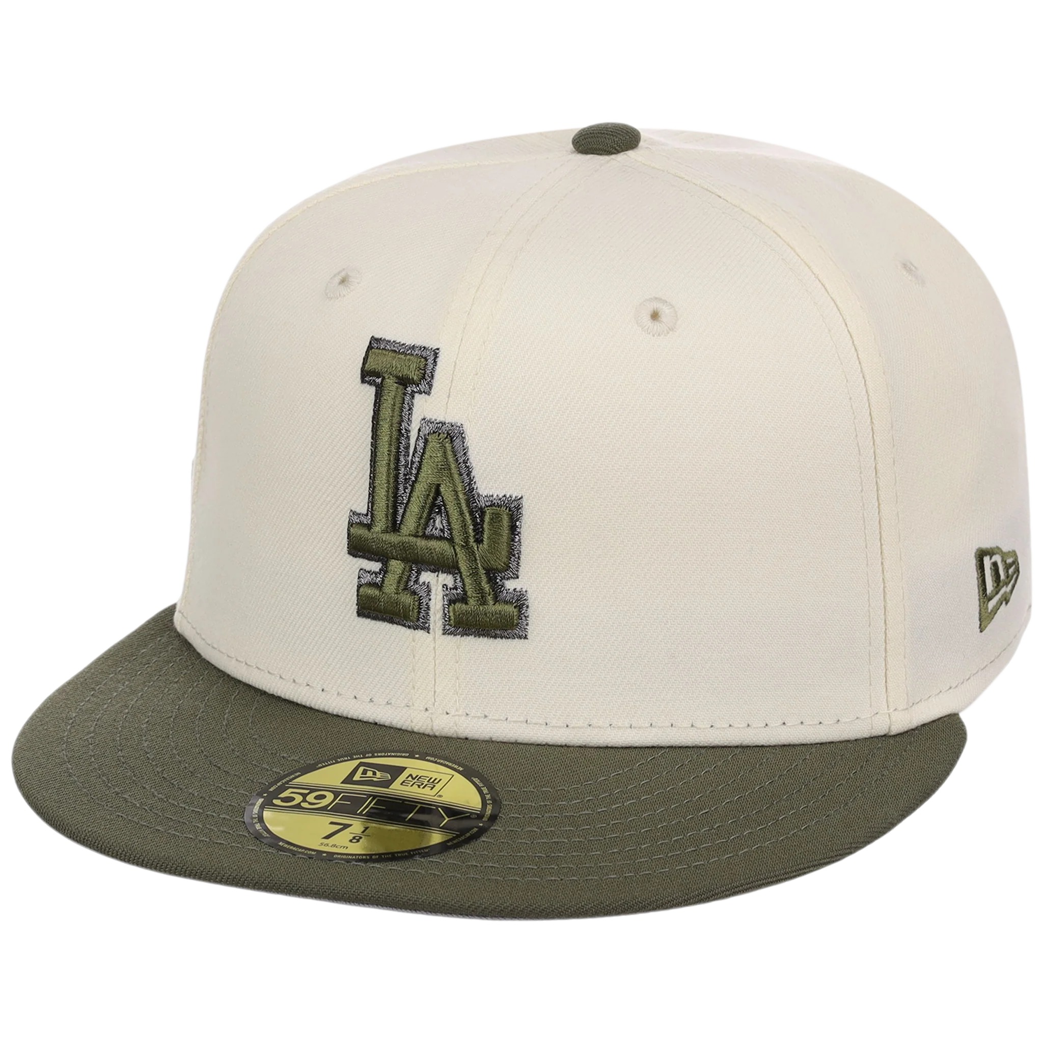 Los Angeles Dodgers MLB Chrome Olive New Era 59FIFTY - Image 4