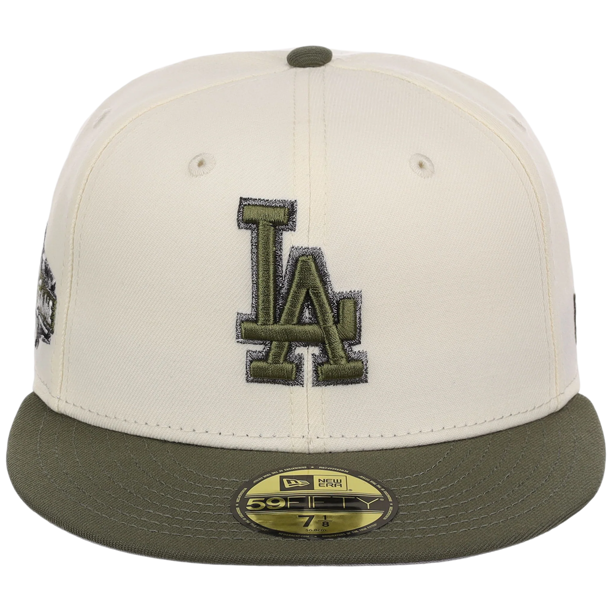 Los Angeles Dodgers MLB Chrome Olive New Era 59FIFTY - Image 5