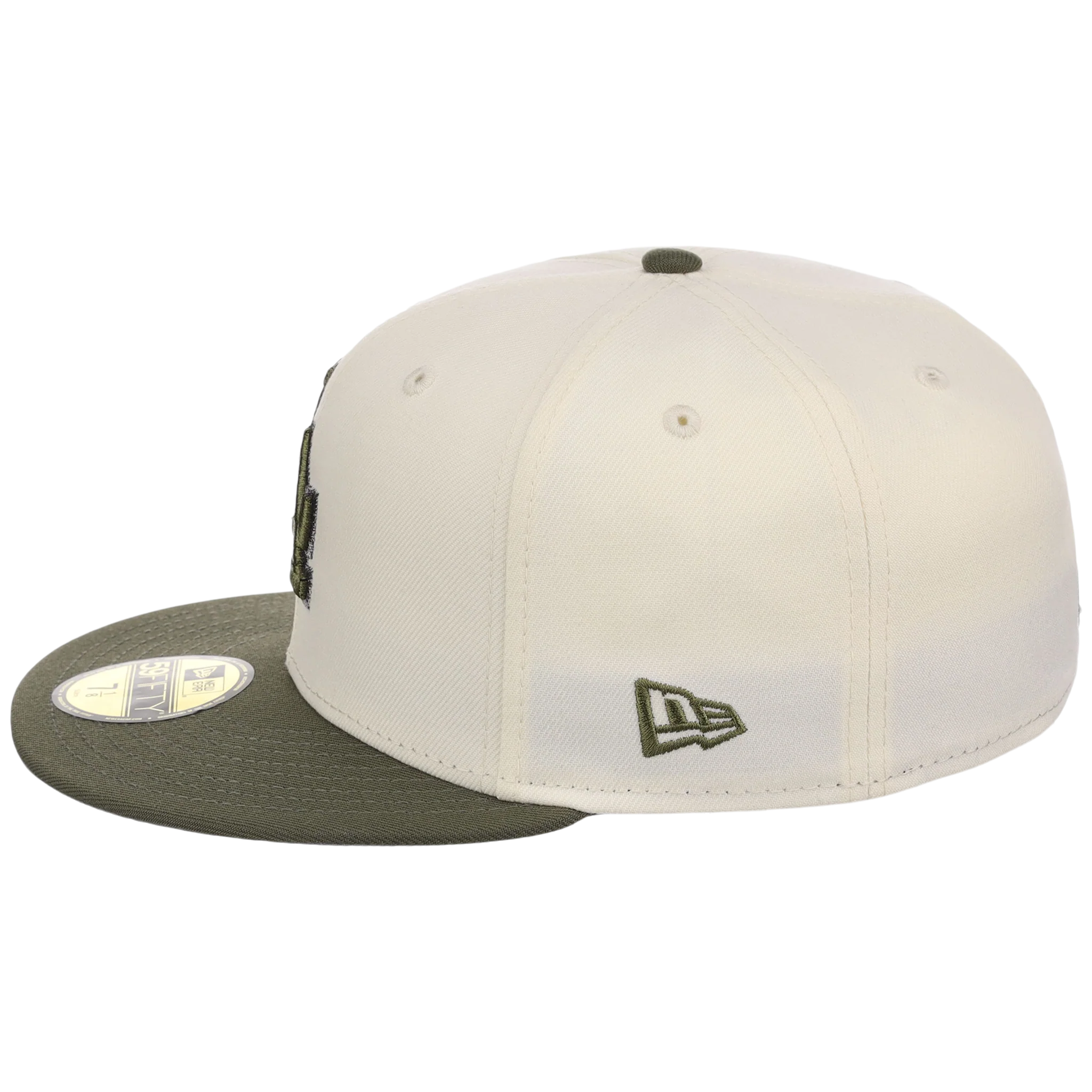 Los Angeles Dodgers MLB Chrome Olive New Era 59FIFTY - Image 6