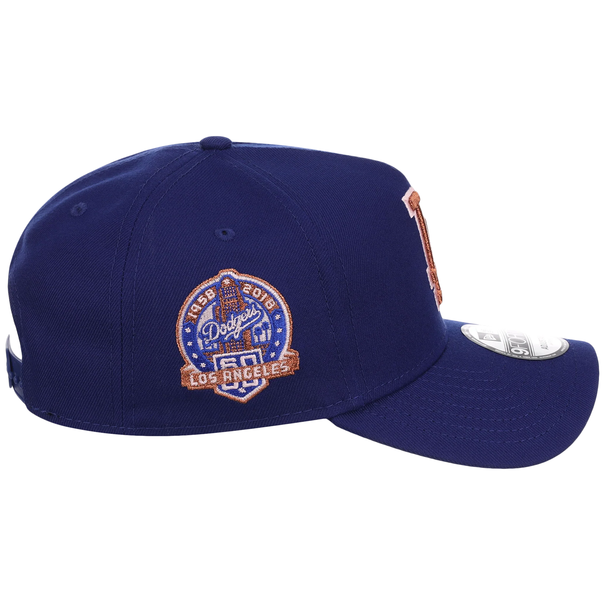 Los Angeles Dodgers MLB Copper Blush New Era 9FORTY - Image 3
