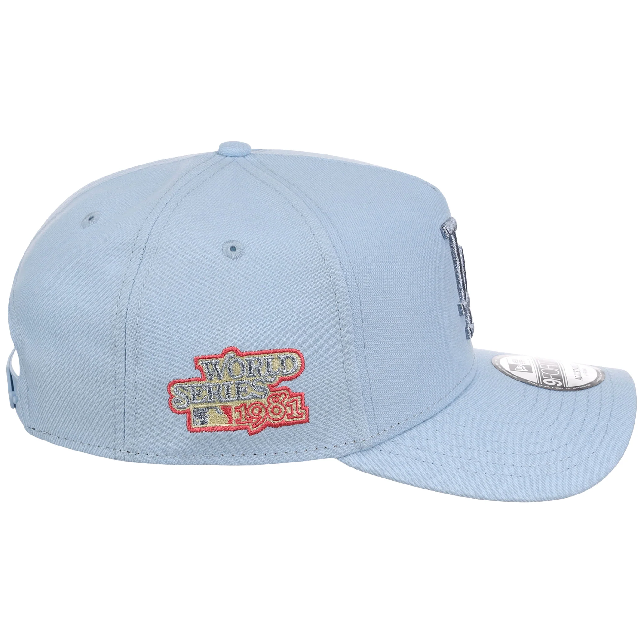 Los Angeles Dodgers MLB Glacial Blue New Era 9FORTY A-Frame - Image 3