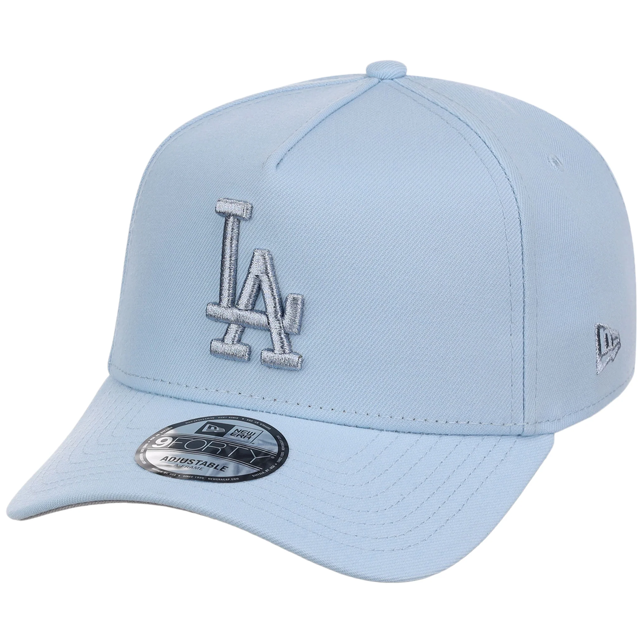 Los Angeles Dodgers MLB Glacial Blue New Era 9FORTY A-Frame - Image 4