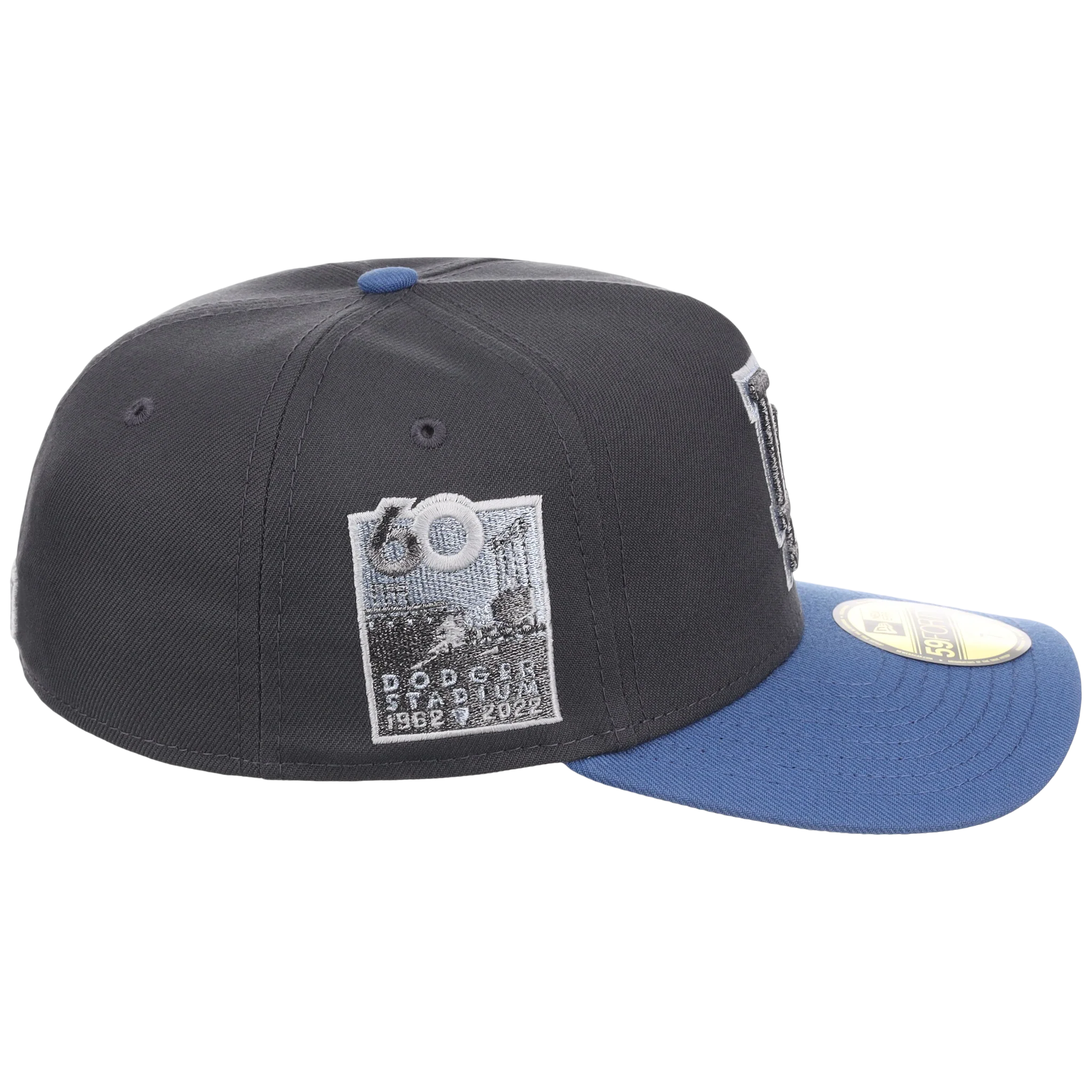 Los Angeles Dodgers MLB Indigo Steel New Era 59FORTY - Image 3