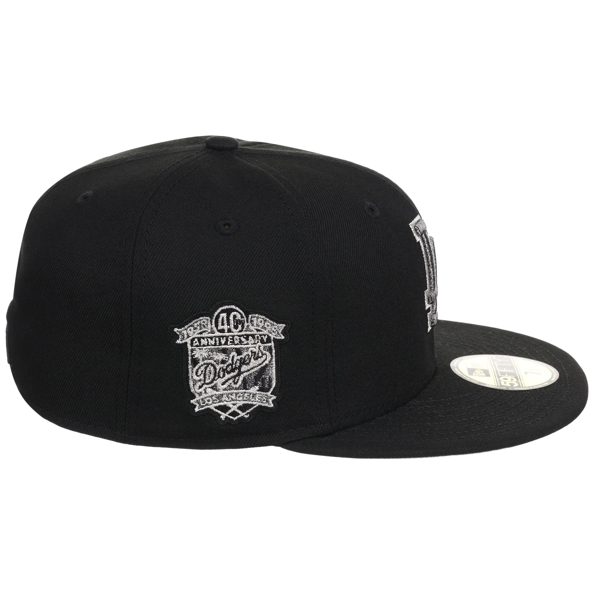 Los Angeles Dodgers MLB Liquid Titanium New Era 59FIFTY - Image 3