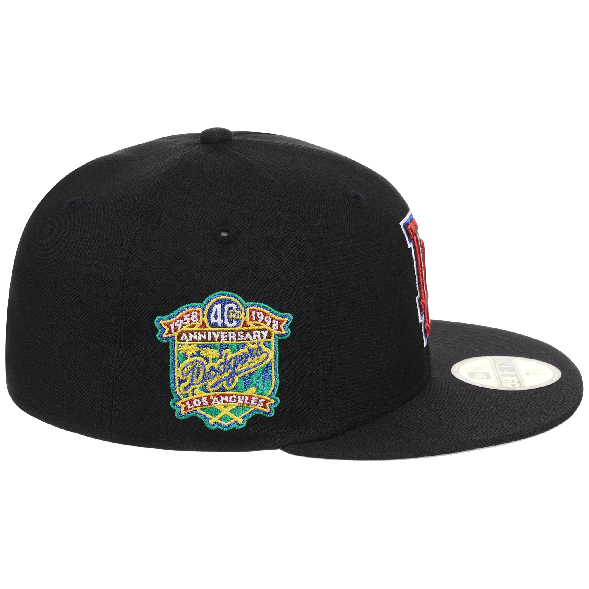 Los Angeles Dodgers Watts Homie Quan x MLB 'Memories Never Die' New Era 59FIFTY Collection (Black/Black/Gray) - Image 3