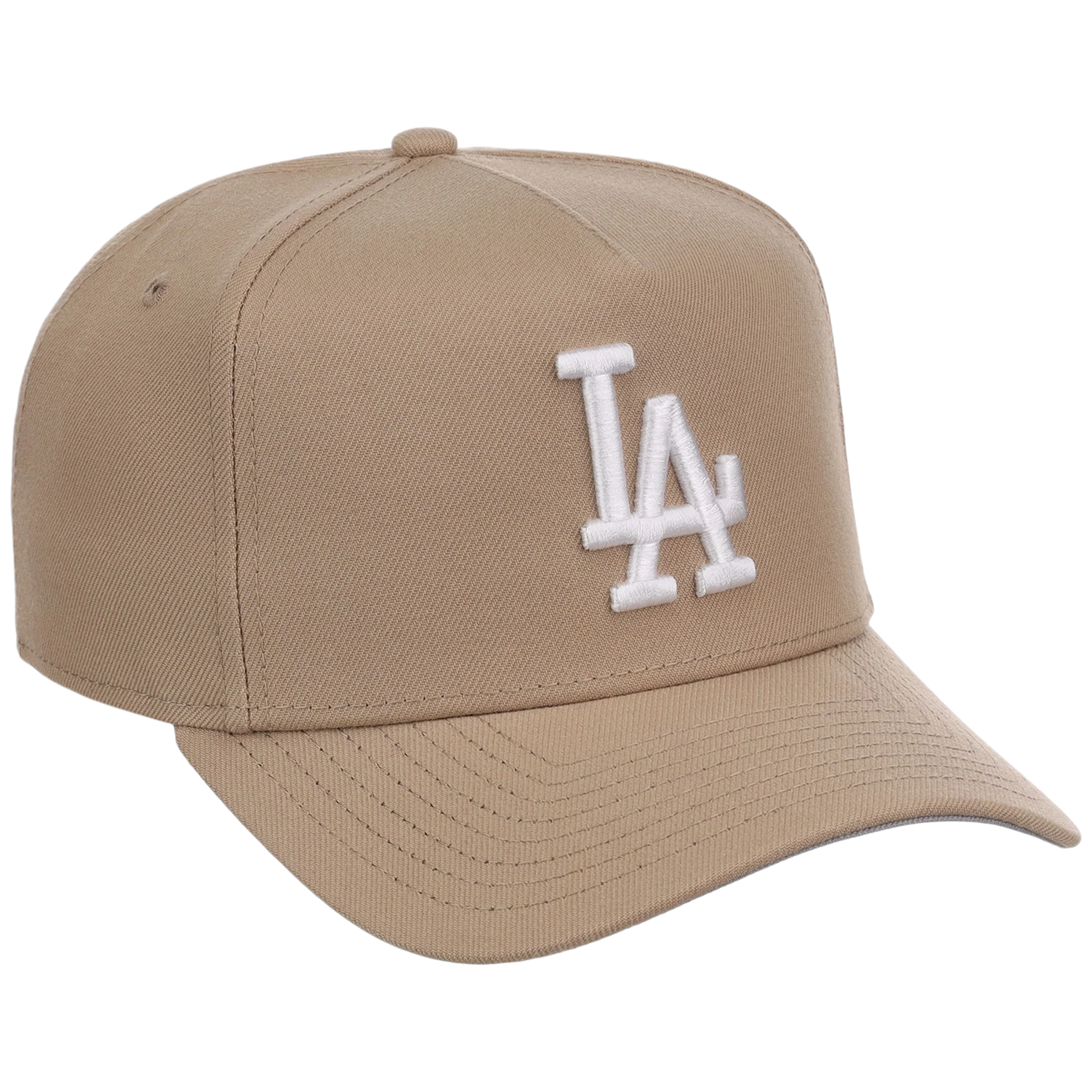 Los Angeles Dodgers Women's New Era 9FORTY Camel A-Frame