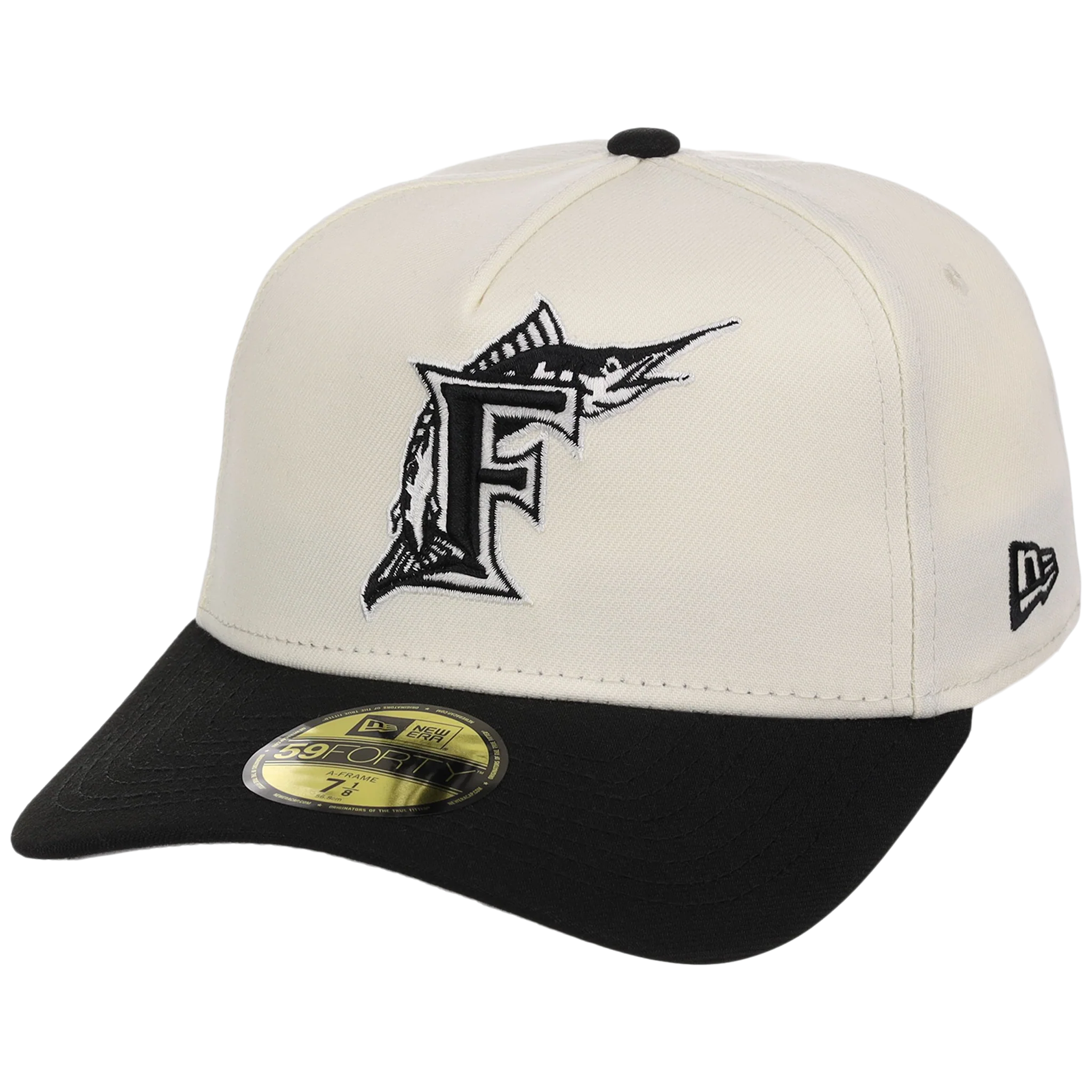 Miami Marlins MLB Chrome Noir New Era 59FORTY - Image 4