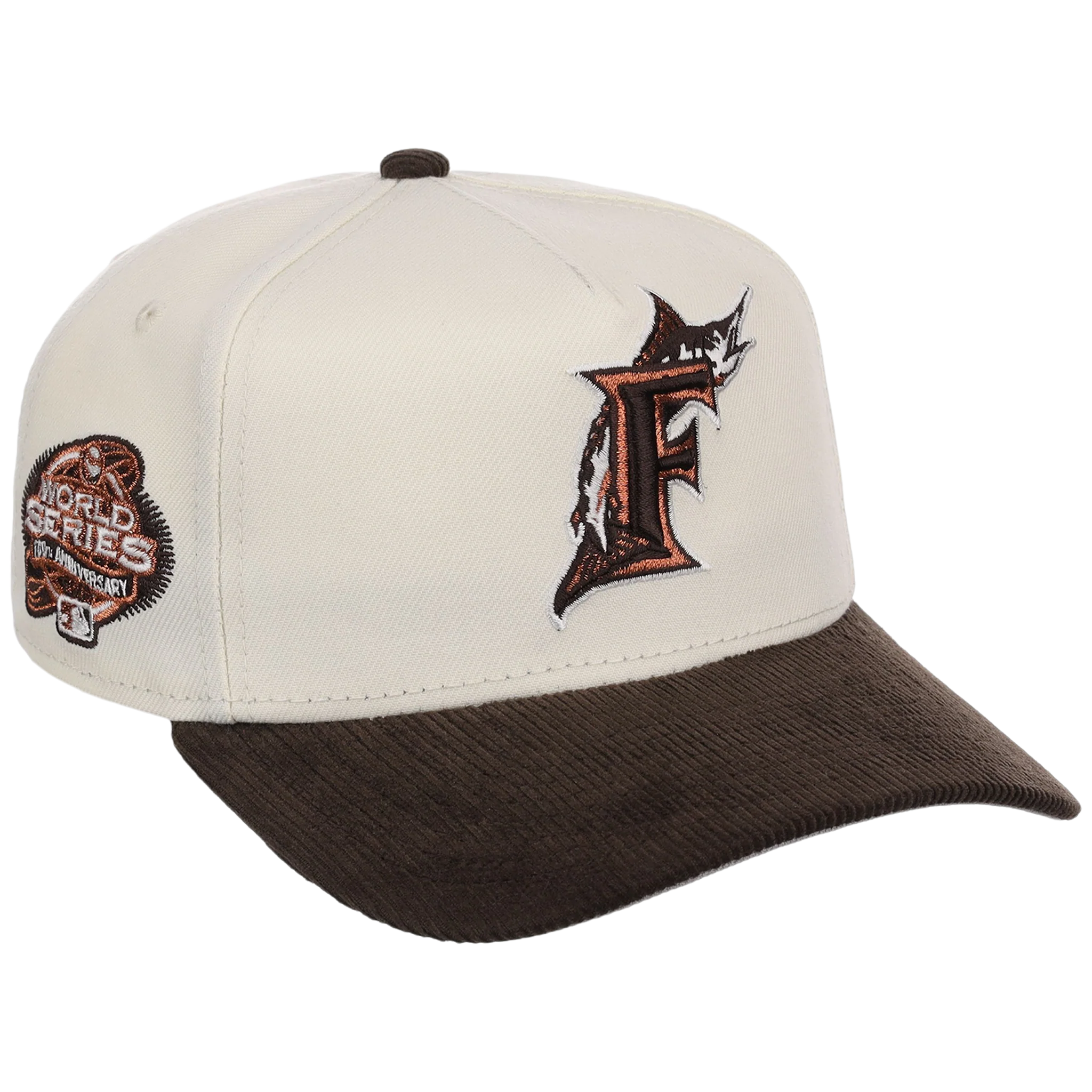 Miami Marlins MLB Chrome Walnut Cord New Era 59FORTY