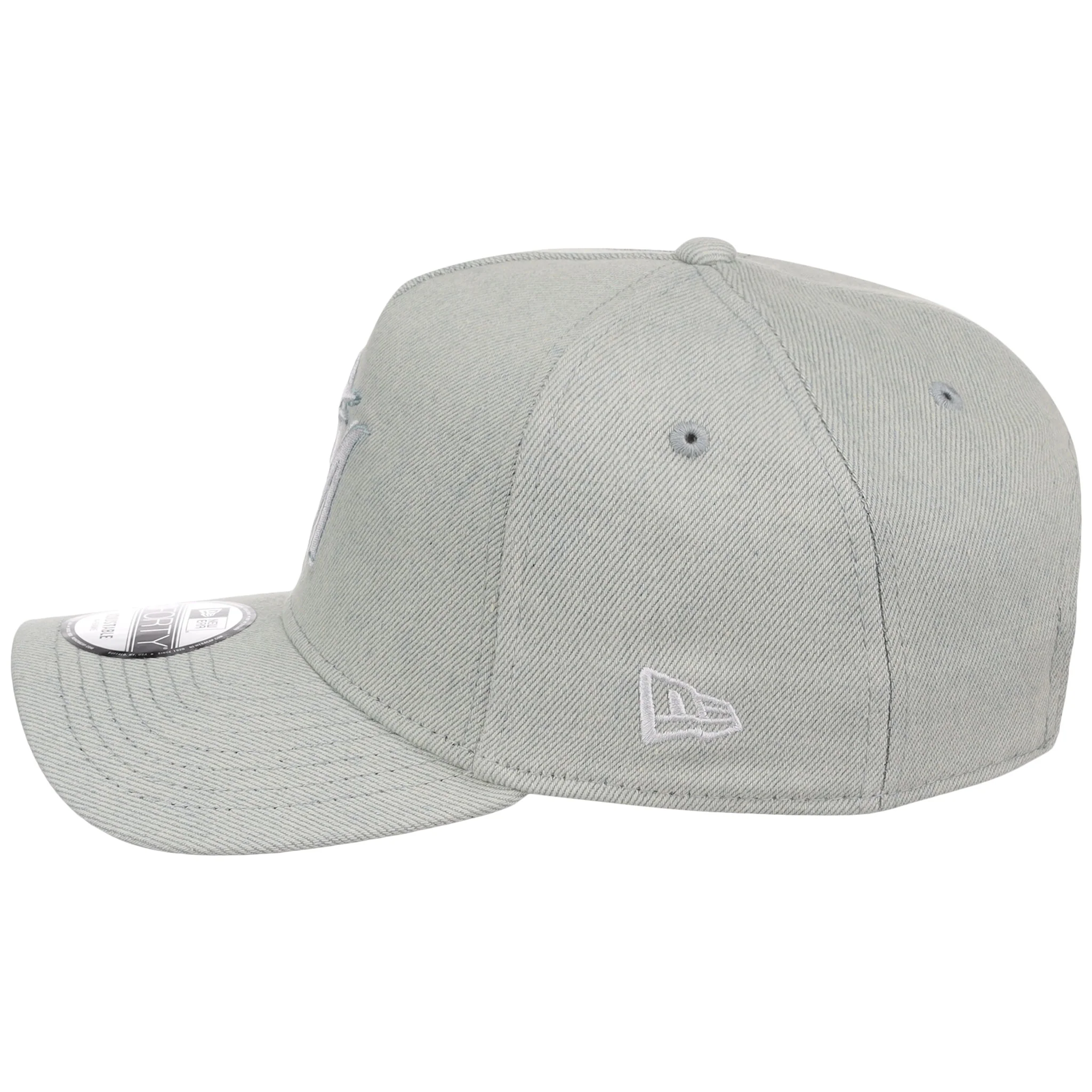 Miami Marlins MLB Denim Flower New Era 9FORTY - Image 6