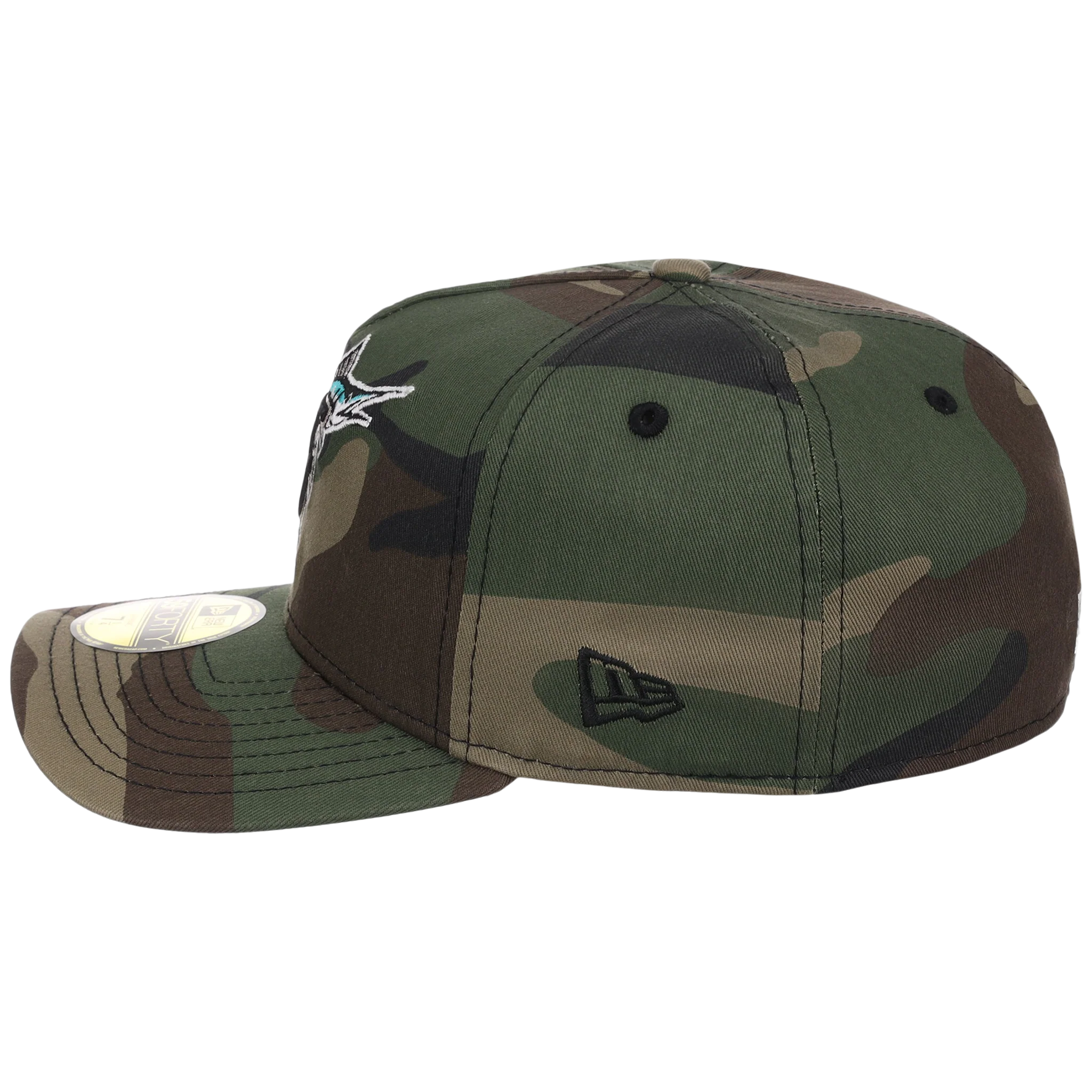 Miami Marlins MLB Tactical Woodland New Era 59FORTY - Image 6