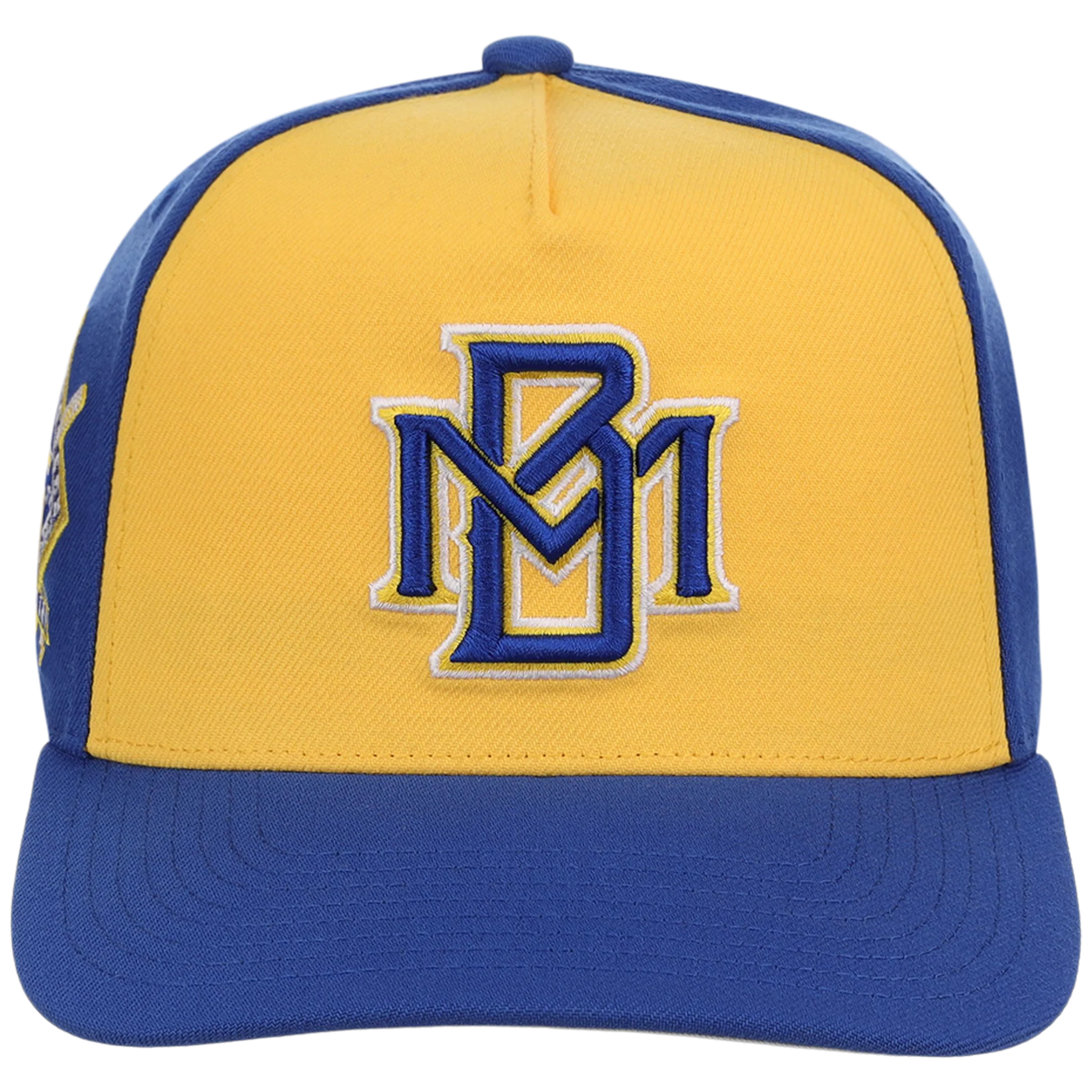 Milwaukee Brewers Mitchell & Ness MLB 'Era Flip' Heritage Series Pro Pinch - Yellow/Royal - Image 5