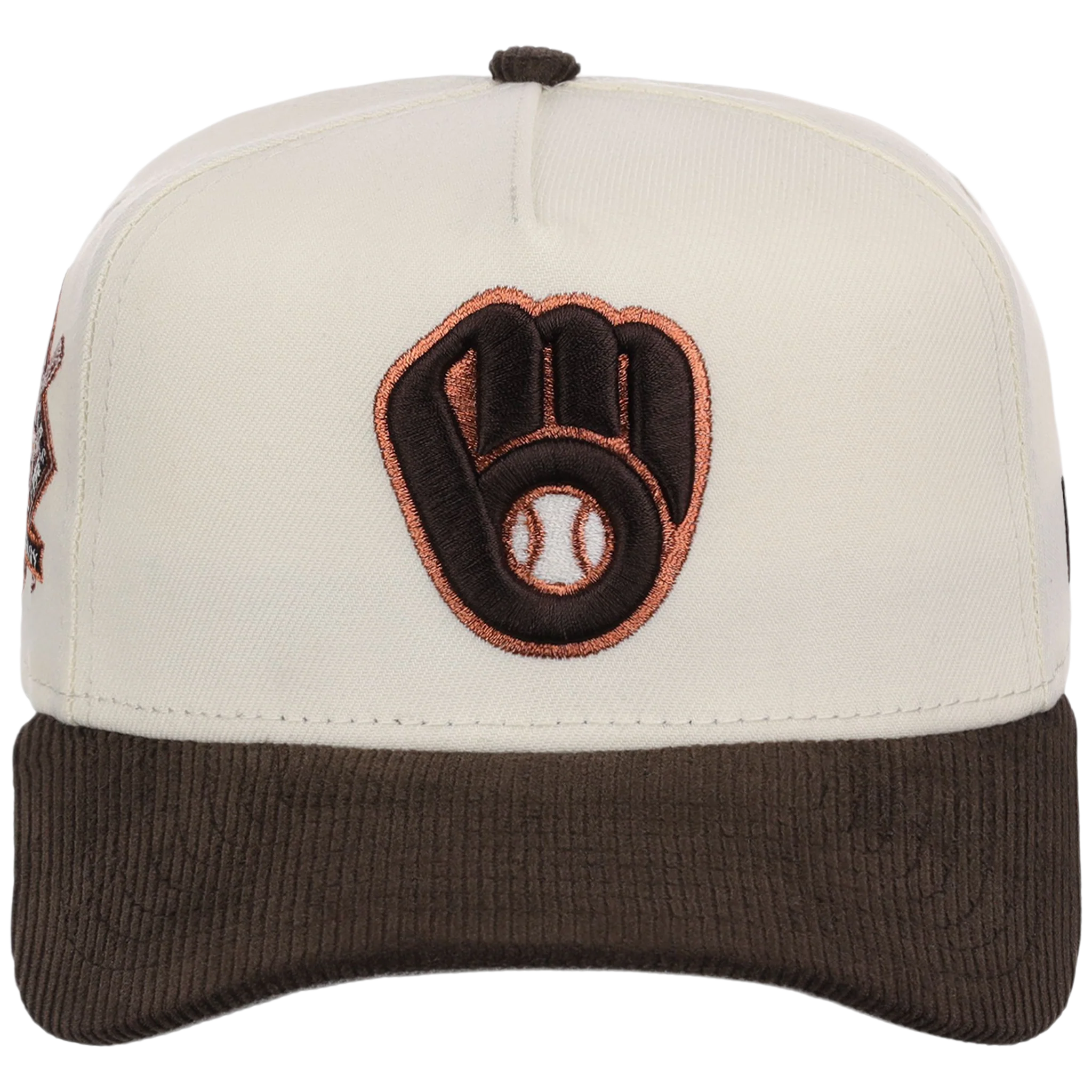 Milwaukee Brewers MLB Chrome Walnut Cord New Era 59FORTY - Image 5