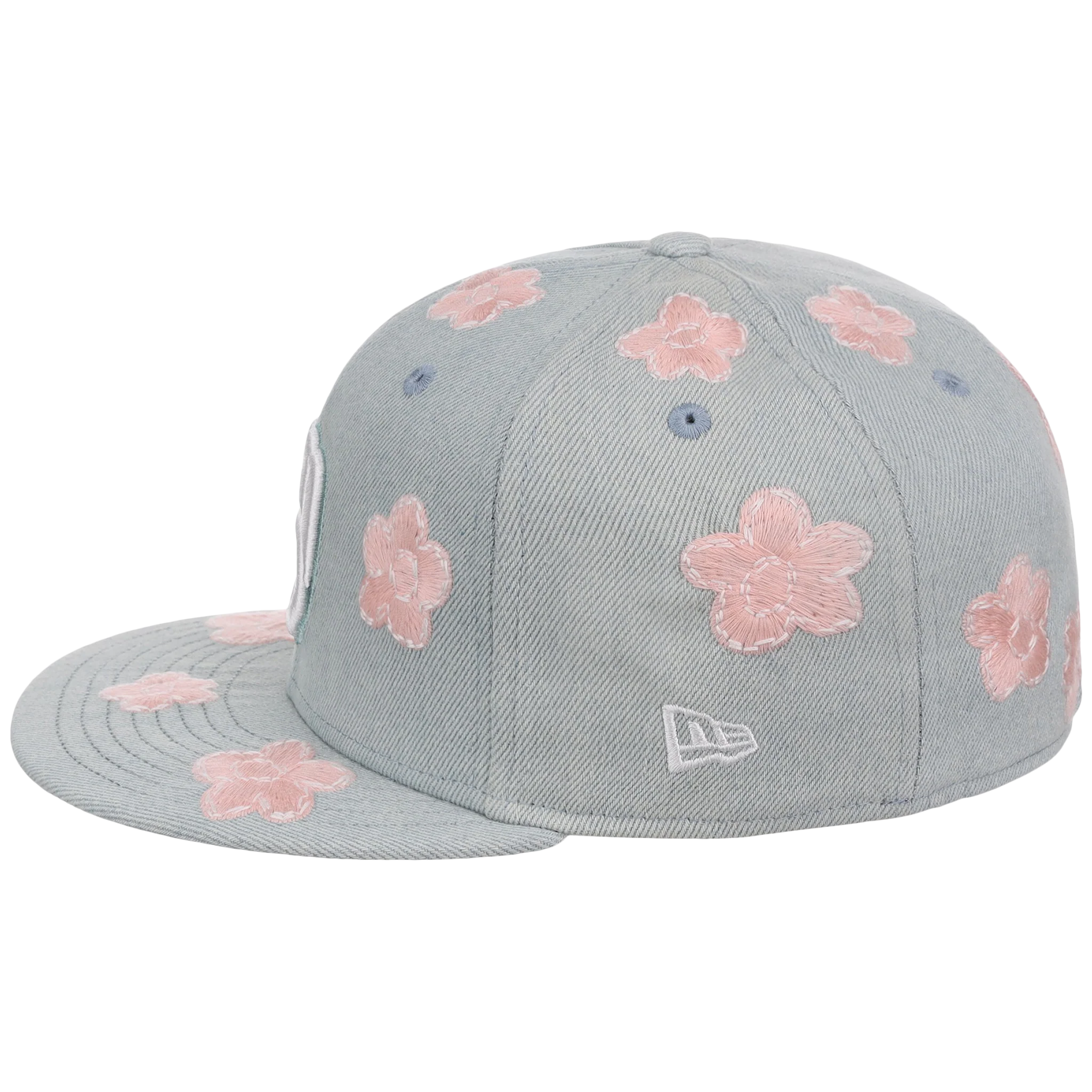 Milwaukee Brewers MLB Denim Flower New Era 59FIFTY - Image 6