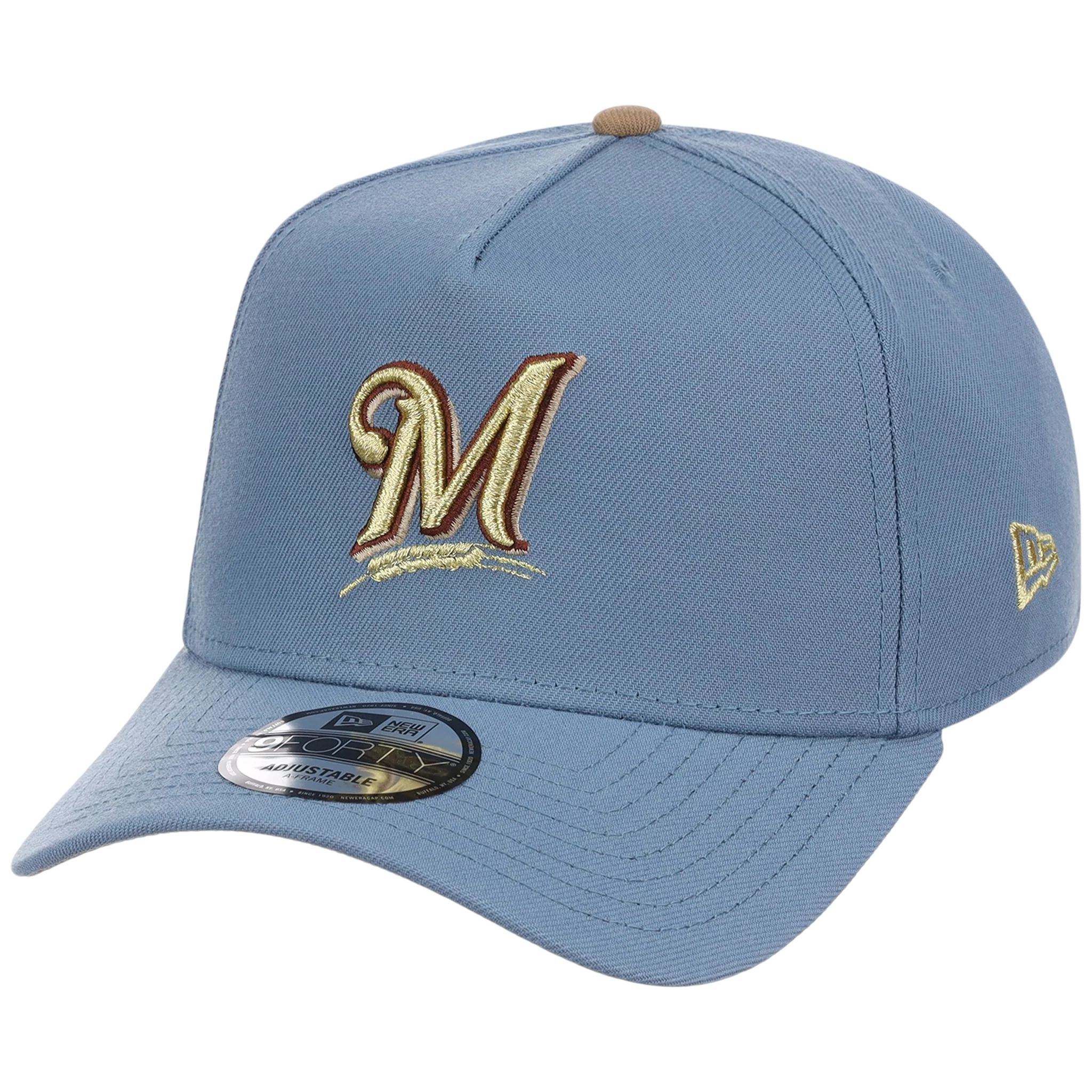 Milwaukee Brewers MLB Golden Fade New Era 9FORTY - Image 4