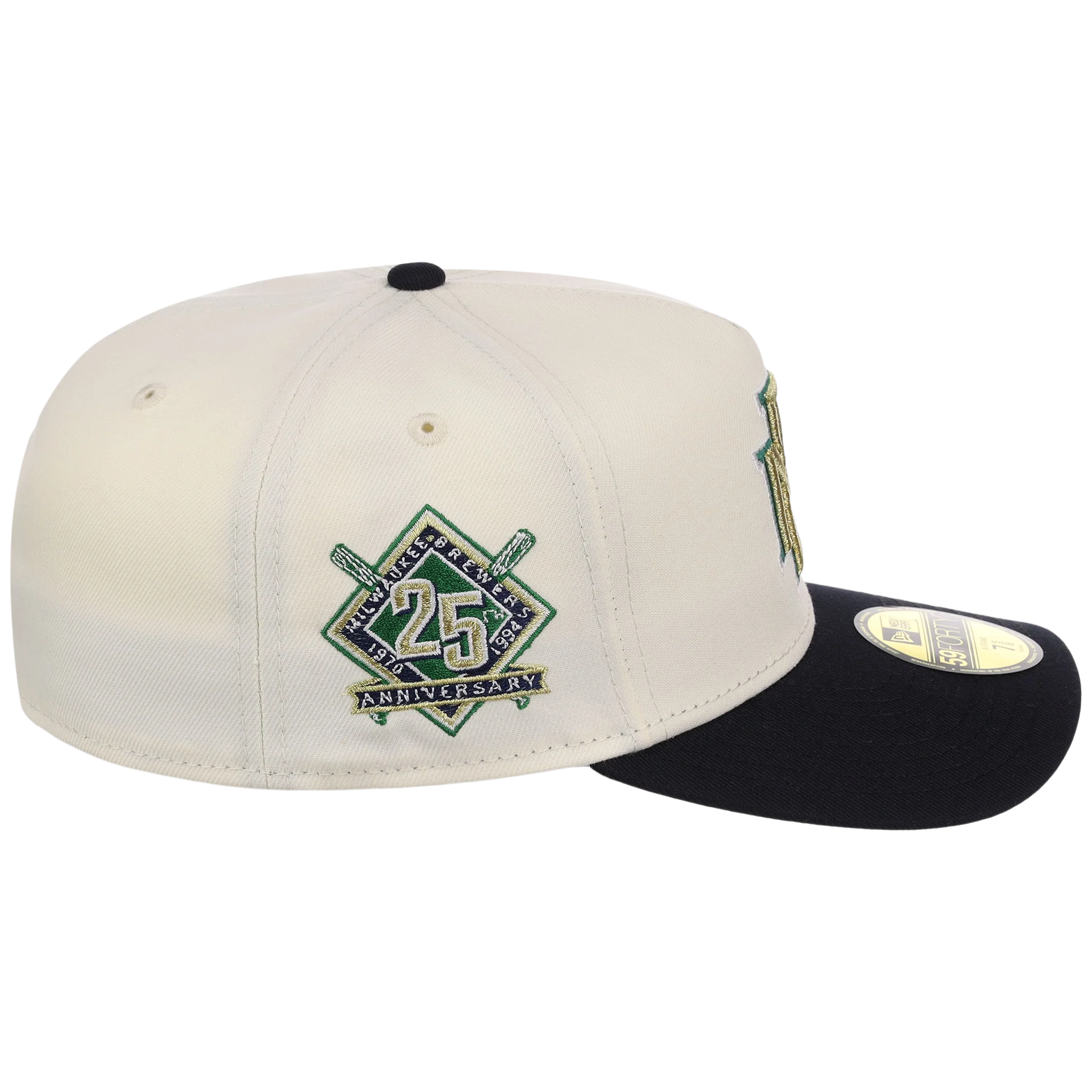 Milwaukee Brewers MLB Heritage Chrome New Era 59FORTY - Image 3