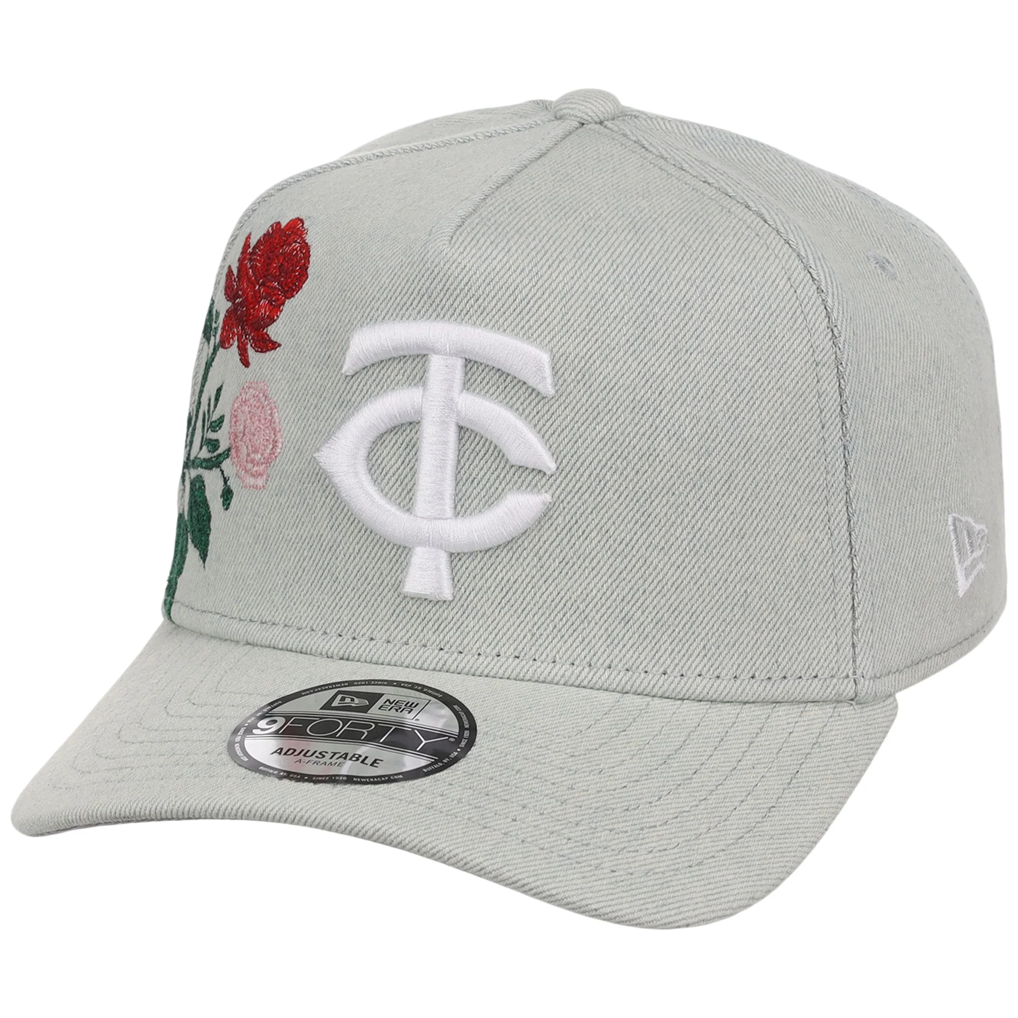 Minnesota Twins MLB Denim Flower New Era 9FORTY - Image 4