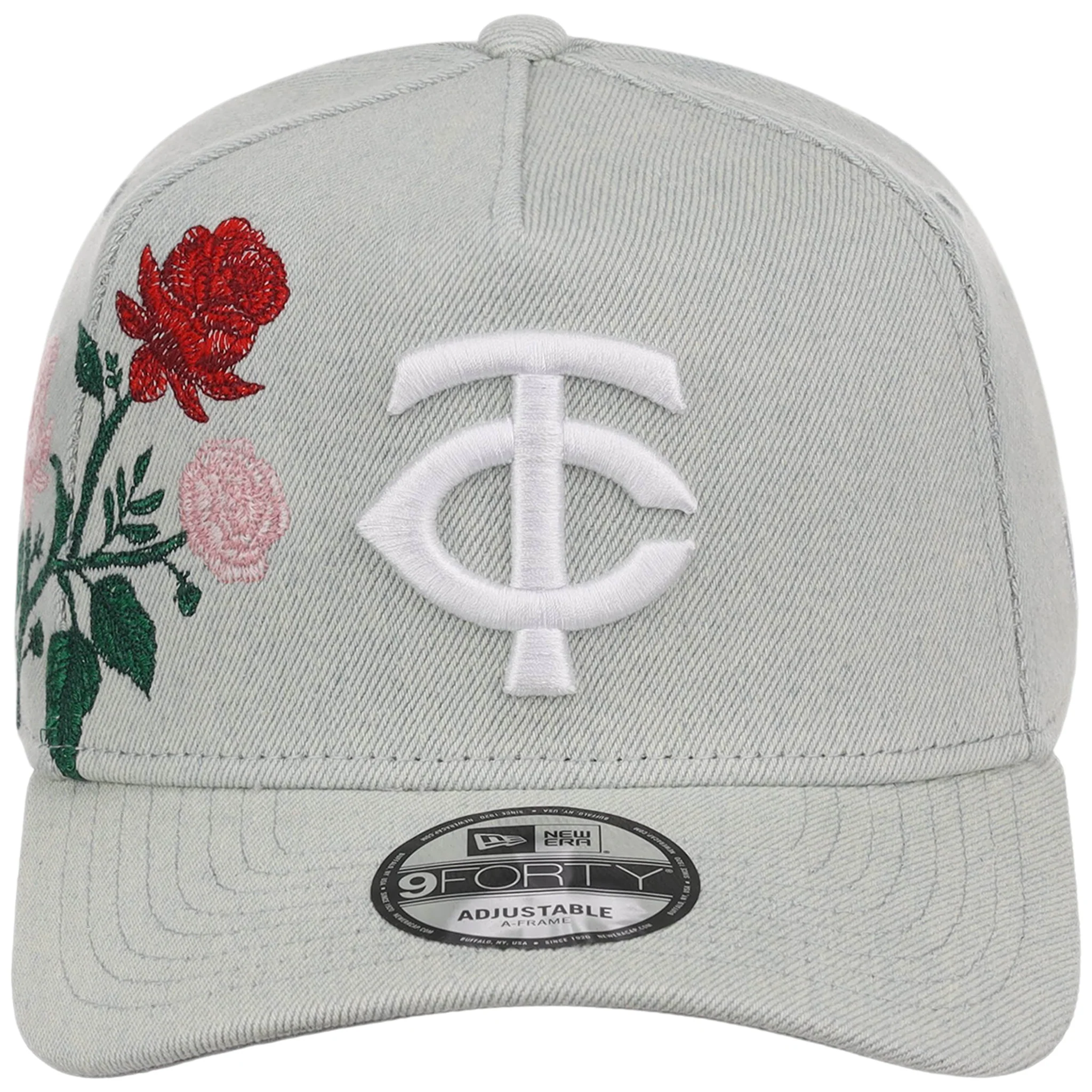Minnesota Twins MLB Denim Flower New Era 9FORTY - Image 5