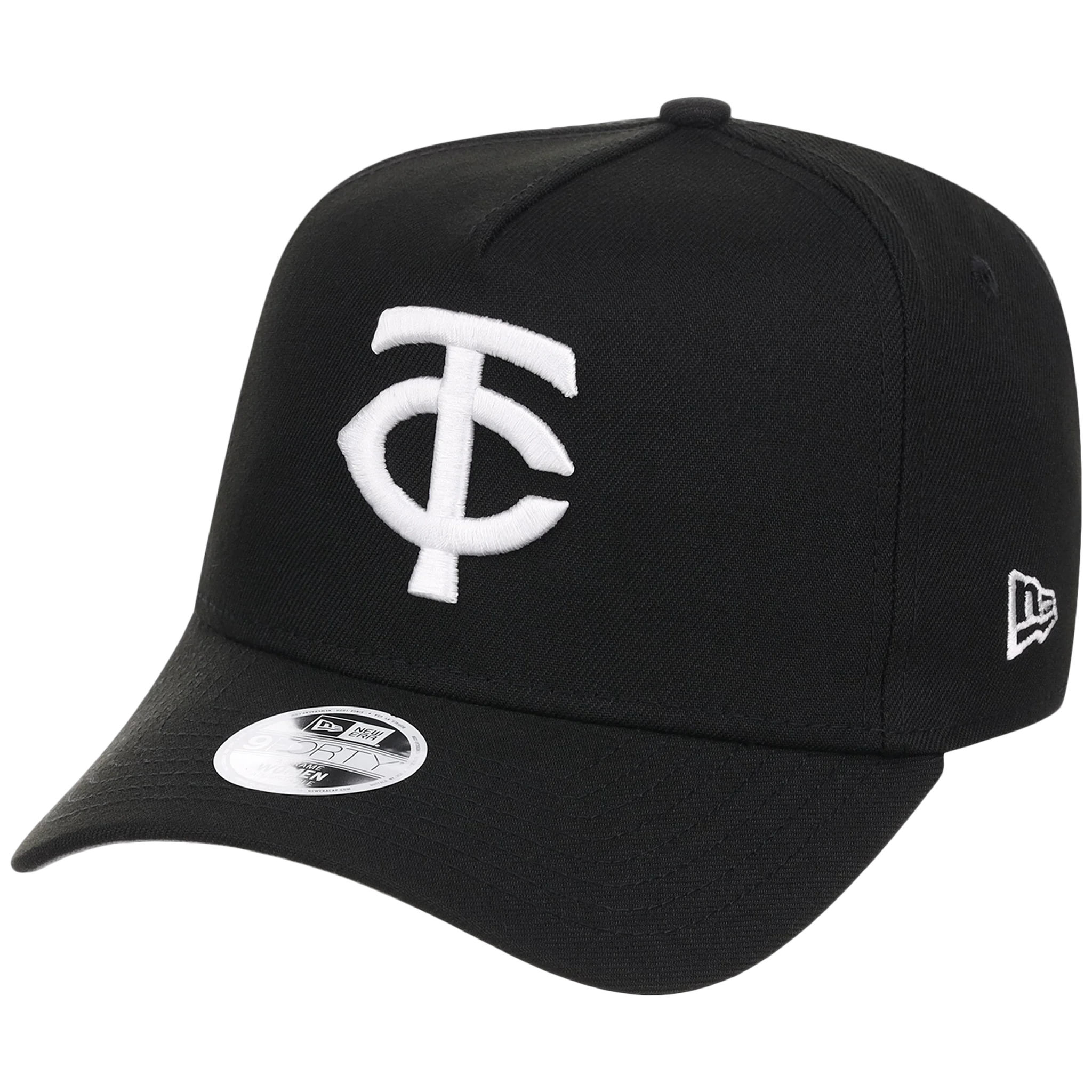 Minnesota Twins Women's New Era 9FORTY Black A-Frame - Image 4