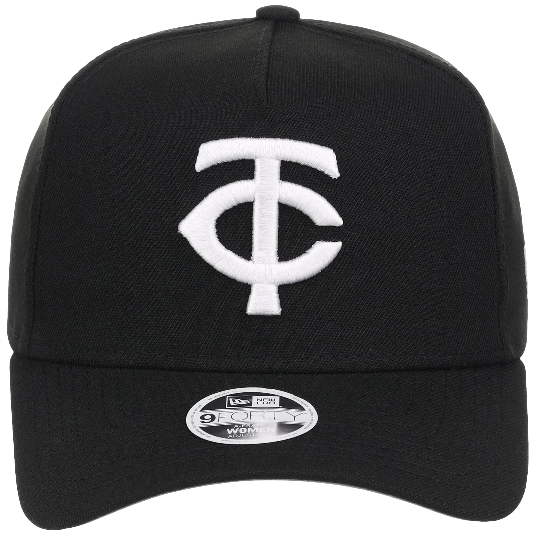 Minnesota Twins Women's New Era 9FORTY Black A-Frame - Image 5